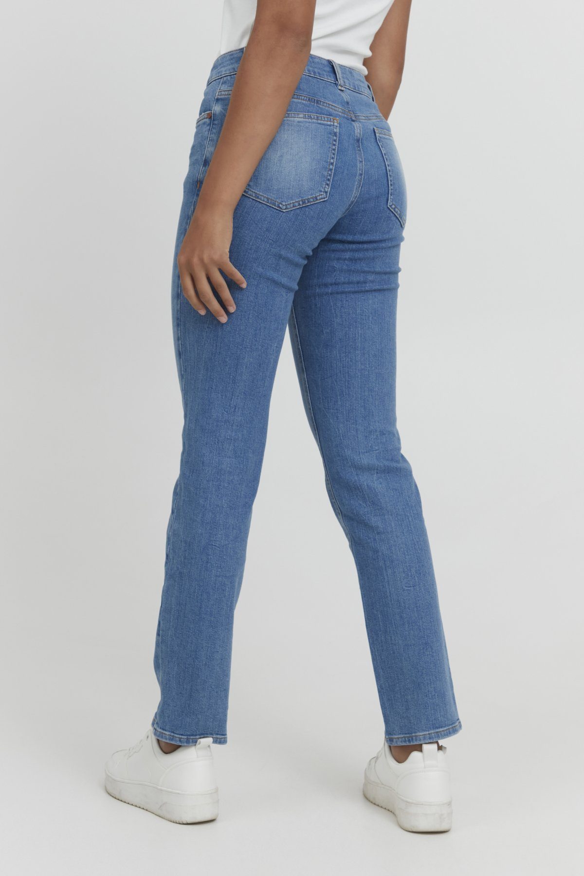 Jeans Straight Jeans Pulz Skinny-fit-Jeans PZEMMA