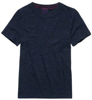 Logo T-Shirt aus vintage navy Bio-Baumwolle Superdry Vintage T-Shirt