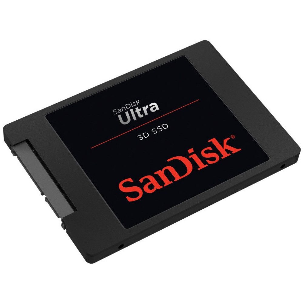 Sandisk SanDisk Ultra 3D SSD 1TB - Hochleistungs-Laufwerk interne SSD (1000 Gigabyte) intern", Stoßfestigkeit für Datensicherheit