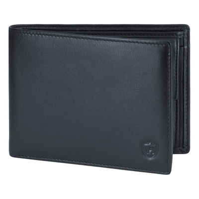 VON HEESEN Geldbörse Geldbeutel mit 13 Kartenfächer, Portemonnaie inkl. RFID-Schutz & Geschenkbox