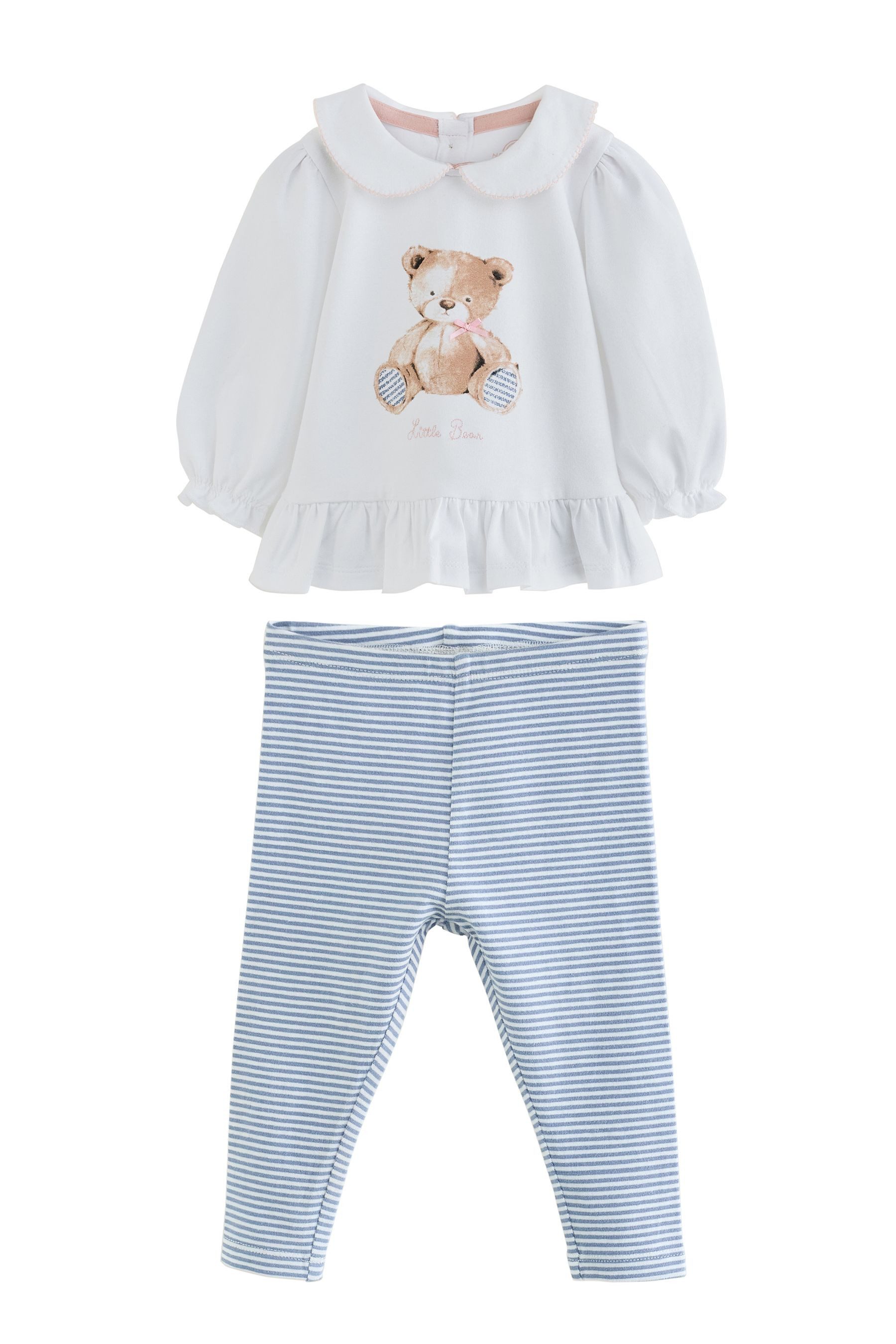 Langarmshirt & Leggings Baby T-Shirt und Leggings, 2-teiliges Set