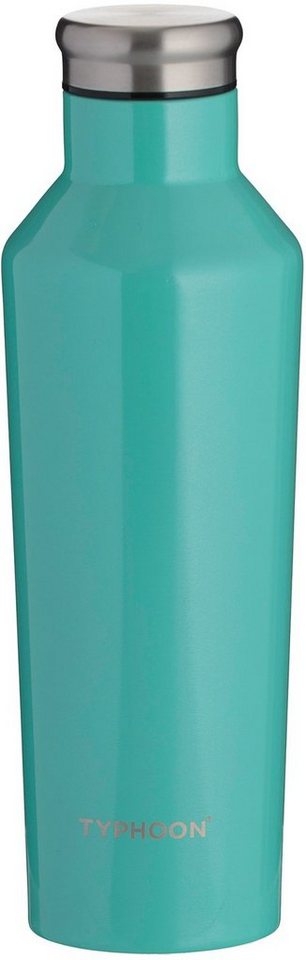 COLOUR Trendfarbe, Liter I, Edelstahl Isolierflasche PURE Typhoon 0,5 in doppelwandig-isoliert,