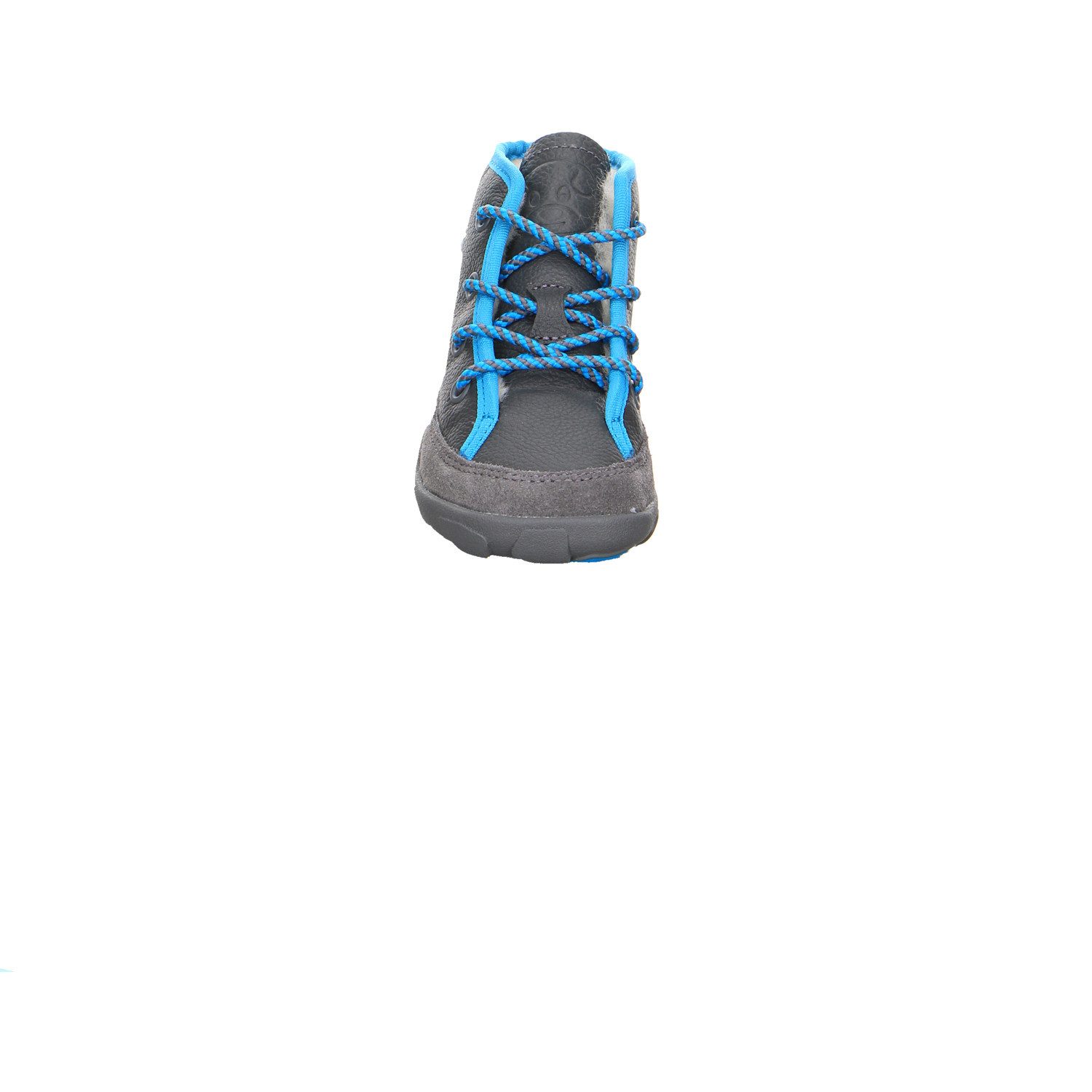 Affenzahn Fond Of Leder Schnürstiefel Winter Jungen grau Winterstiefelette