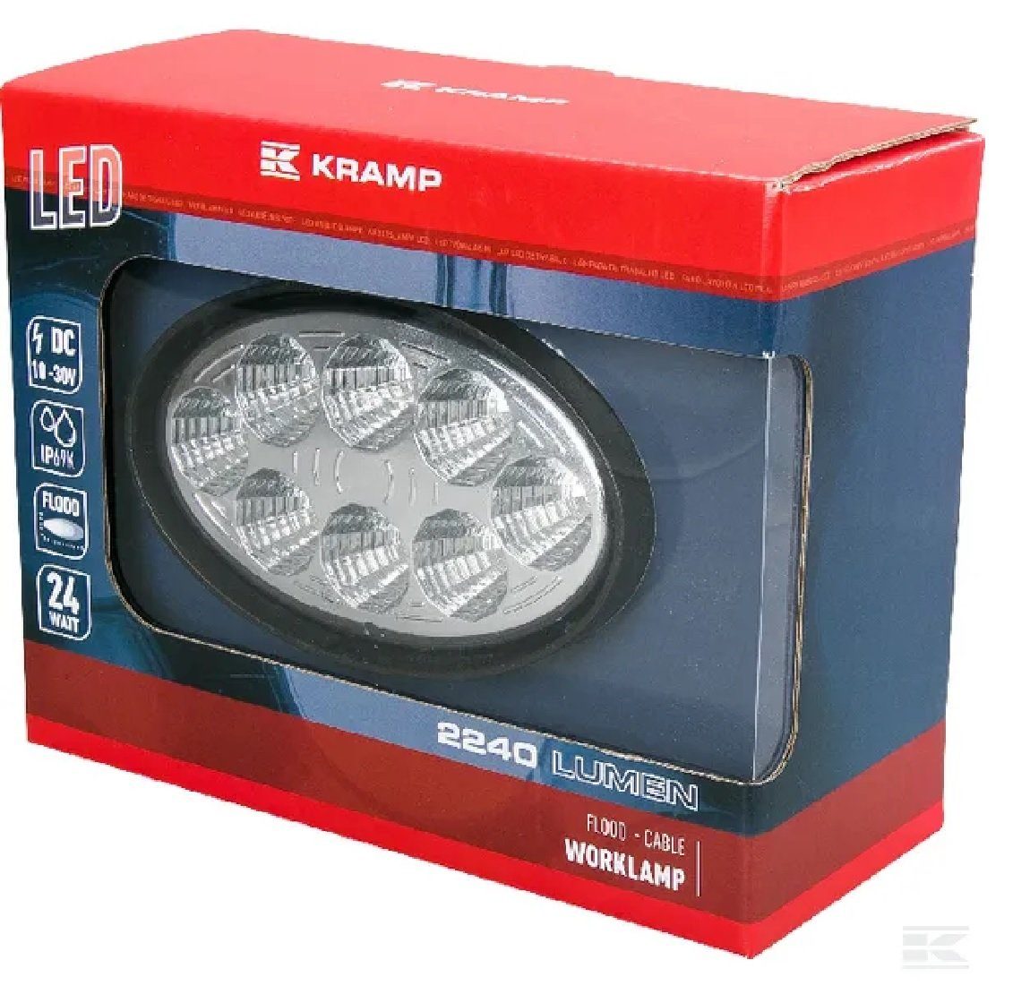 Kramp LED Scheinwerfer Kramp Arbeitsscheinwerfer 24W LED LA10058