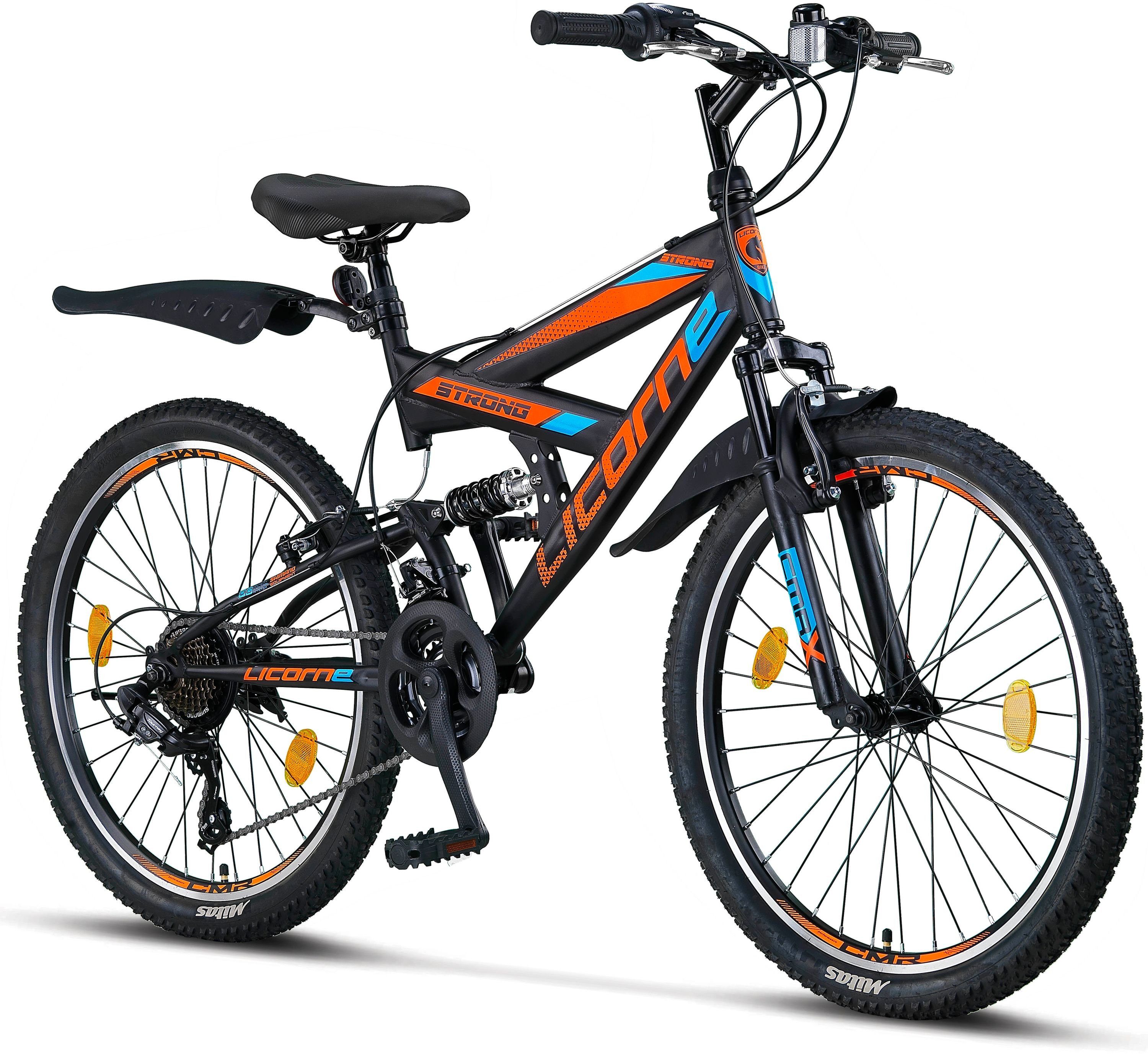 24" Damen Fahrrad orange Fahrrad Shimano Sports Bike Erwachsene 