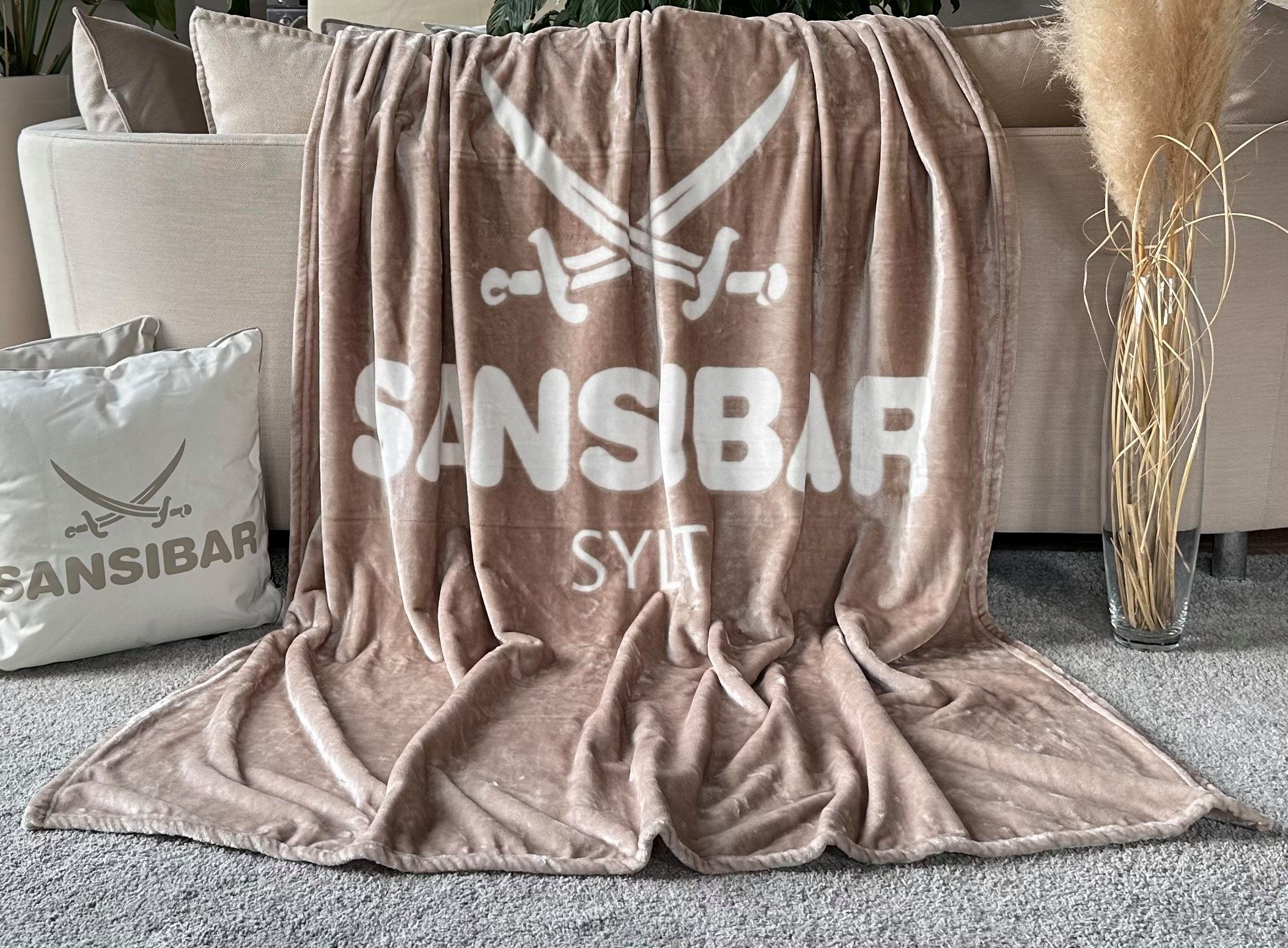 Wohndecke Plaid Sansibar Wohndecke Heimdecke Fleecedecke, günstig online kaufen