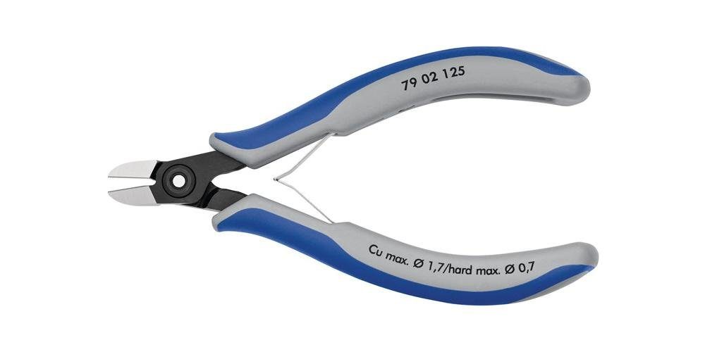 Knipex Seitenschneider Präzisions-Elektronik-Seitenschneider Länge 125 mm Form 5 Facette ja, sehr klein poliert