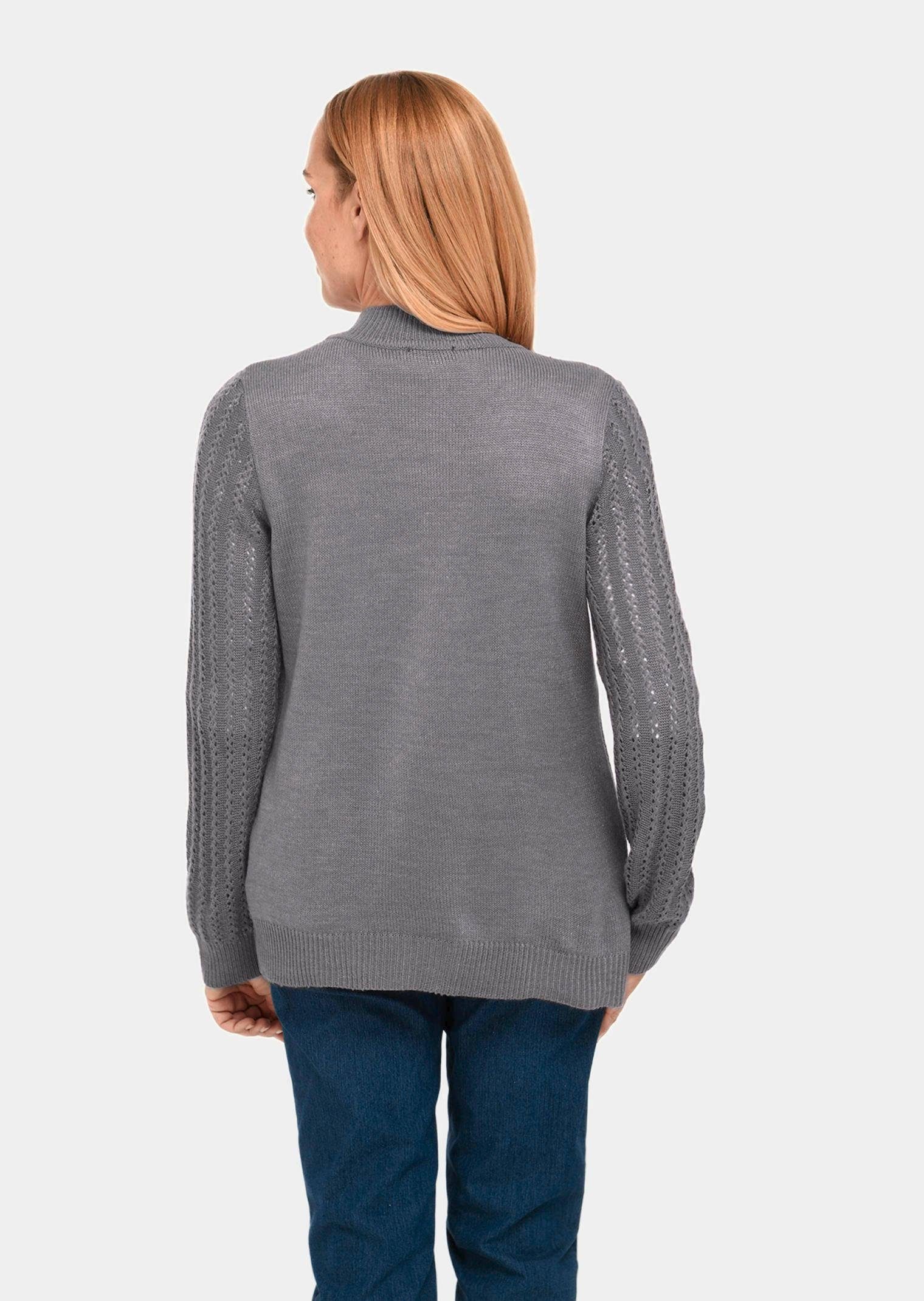 GOLDNER Strickjacke Ajourstrickjacke