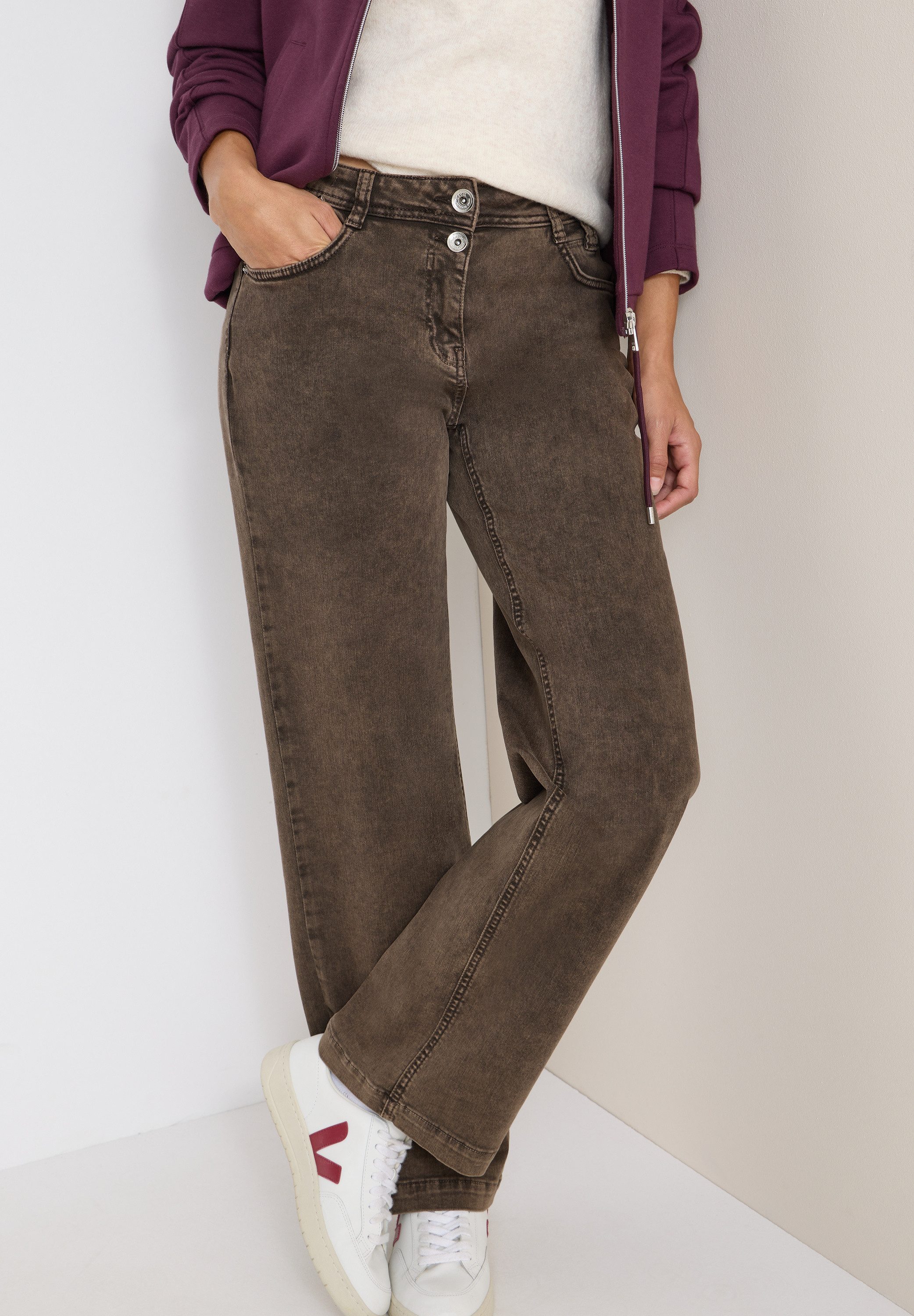 CECIL Jerseyhose NEELE im Five-Pocket Style günstig online kaufen