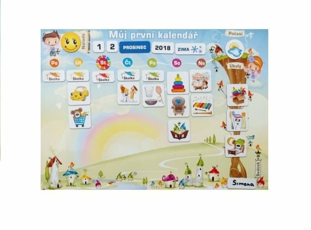 TEDDIES ewige Kalender Magnetischer Kalender - Kindergarten