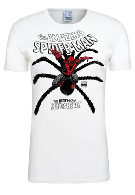 LOGOSHIRT T-Shirt Spider-Man Birth mit lizenzierten Originaldesign
