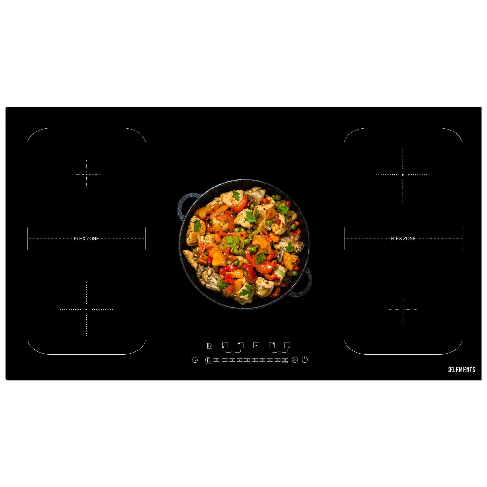 KB Elements Induktions-Kochfeld ELK106PF, Doppelte Flexzone, Autark