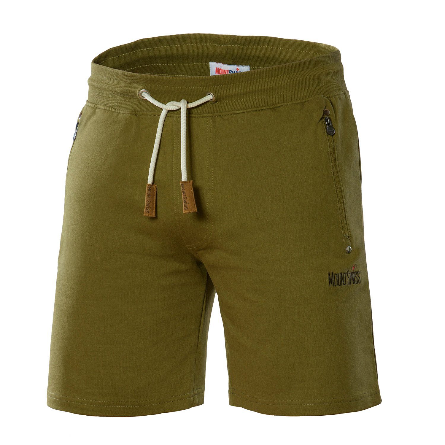 XL Gr Farbe oliv Herren Shorts mit Gummizug 