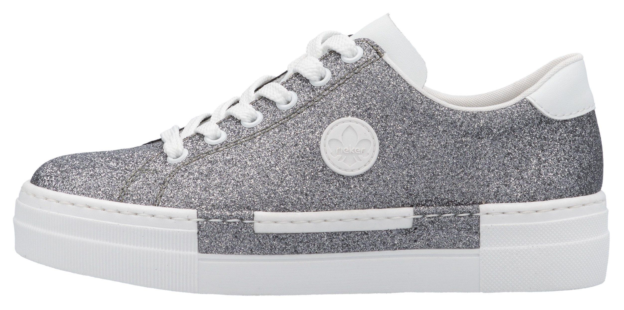 Rieker Sneaker, Freizeitschuh, Halbschuh, Schnürschuh mit Plateausohle