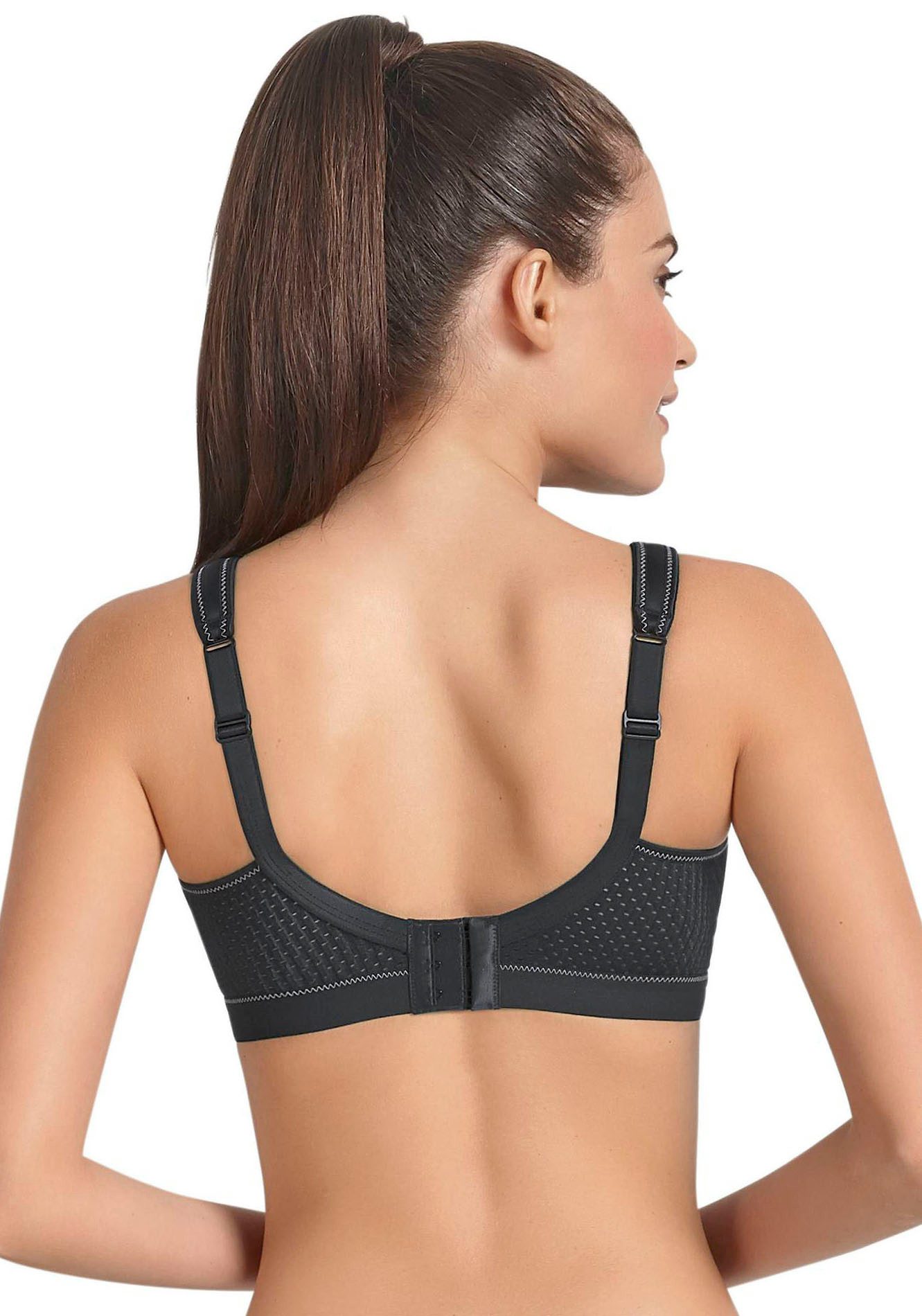 Anita Active Sport-BH Momentum ohne Bügel, elastisch, nahtlos, weich, gepolsterte Komfortträger – Bild 4 von 5