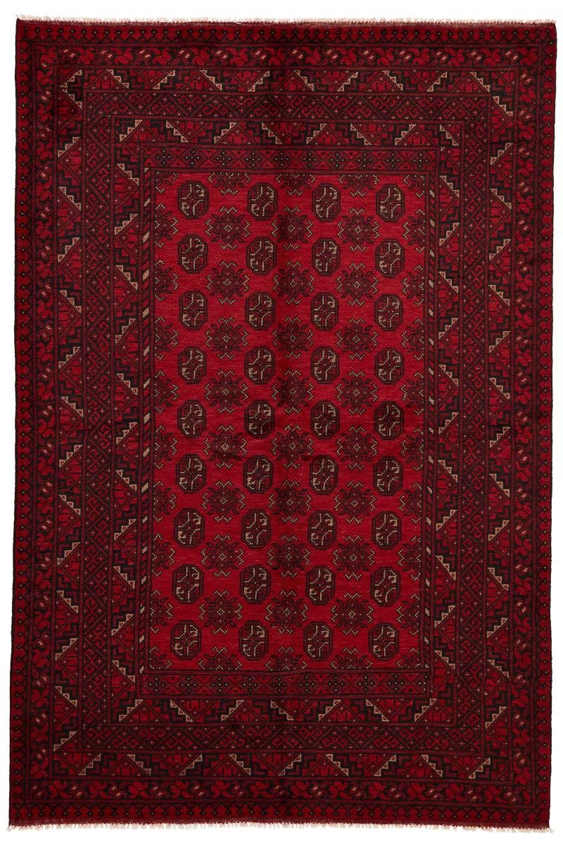 Orientteppich Afghan Akhche 166x246 Handgeknüpfter Orientteppich, Nain Trading, rechteckig, Höhe: 6 mm