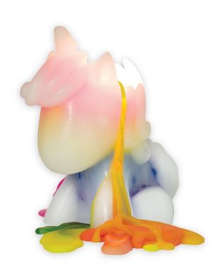 Fizz creations Formkerze Einhorn Kerze Colour Melting Unicorn