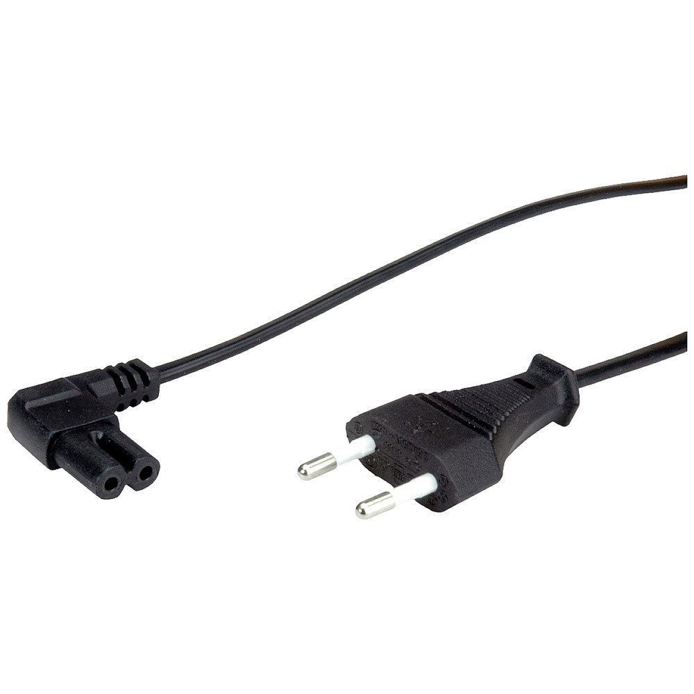 VALUE Value 19.99.2088 Strom Anschlusskabel Schwarz 1.80 m Netzkabel, (180.00 cm)