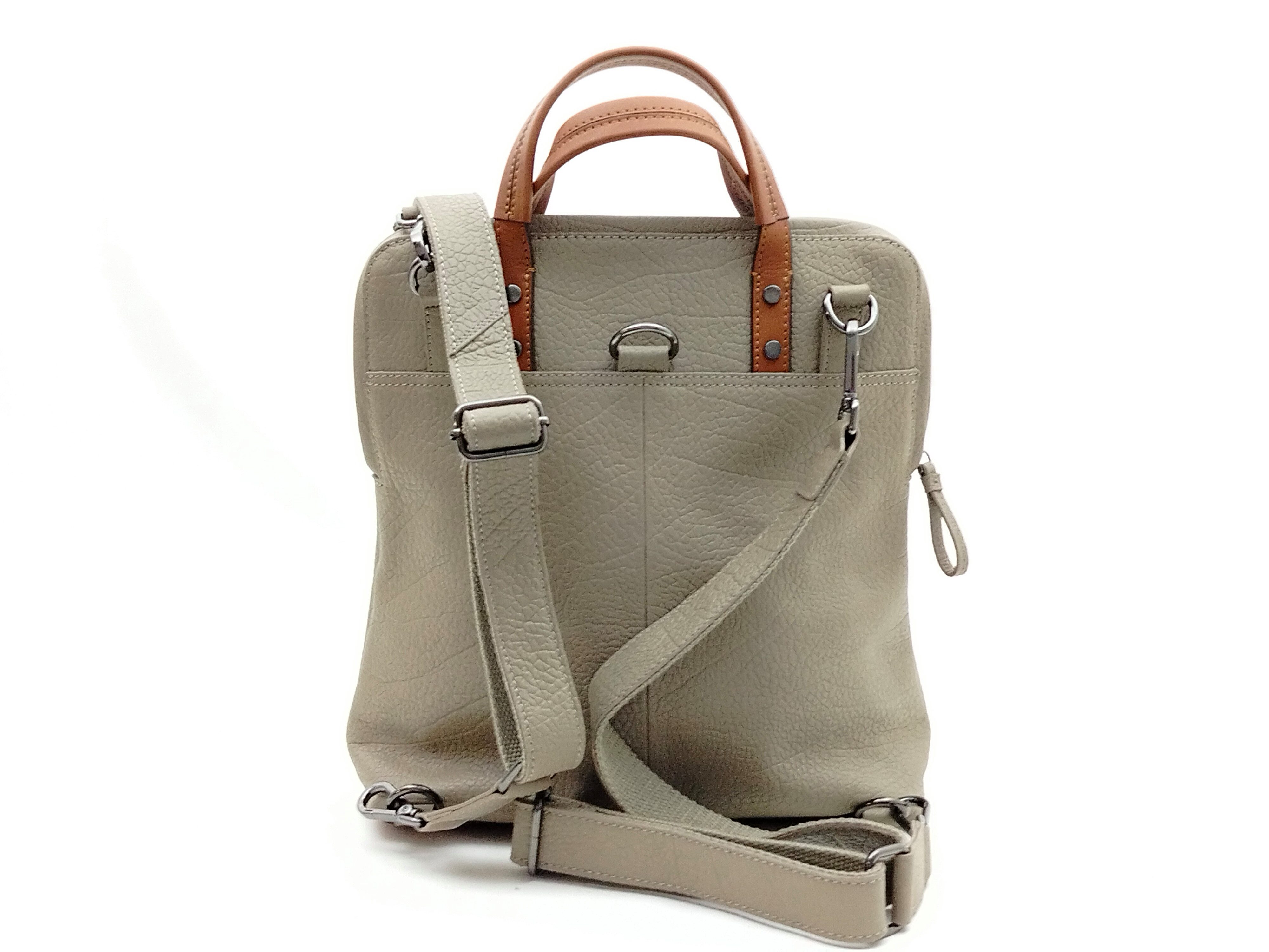 Bull & Hunt Cityrucksack Bull & Hunt City Rucksack grau/braun