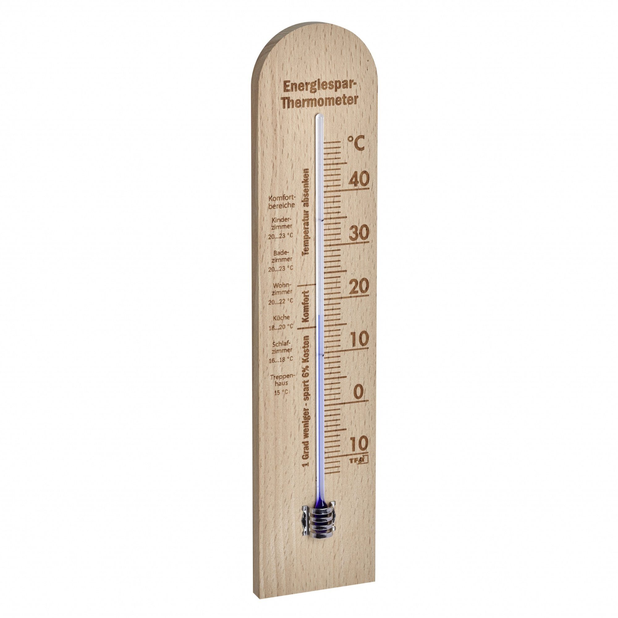 TFA Dostmann Hygrometer Energiespar-Thermometer, Hohe