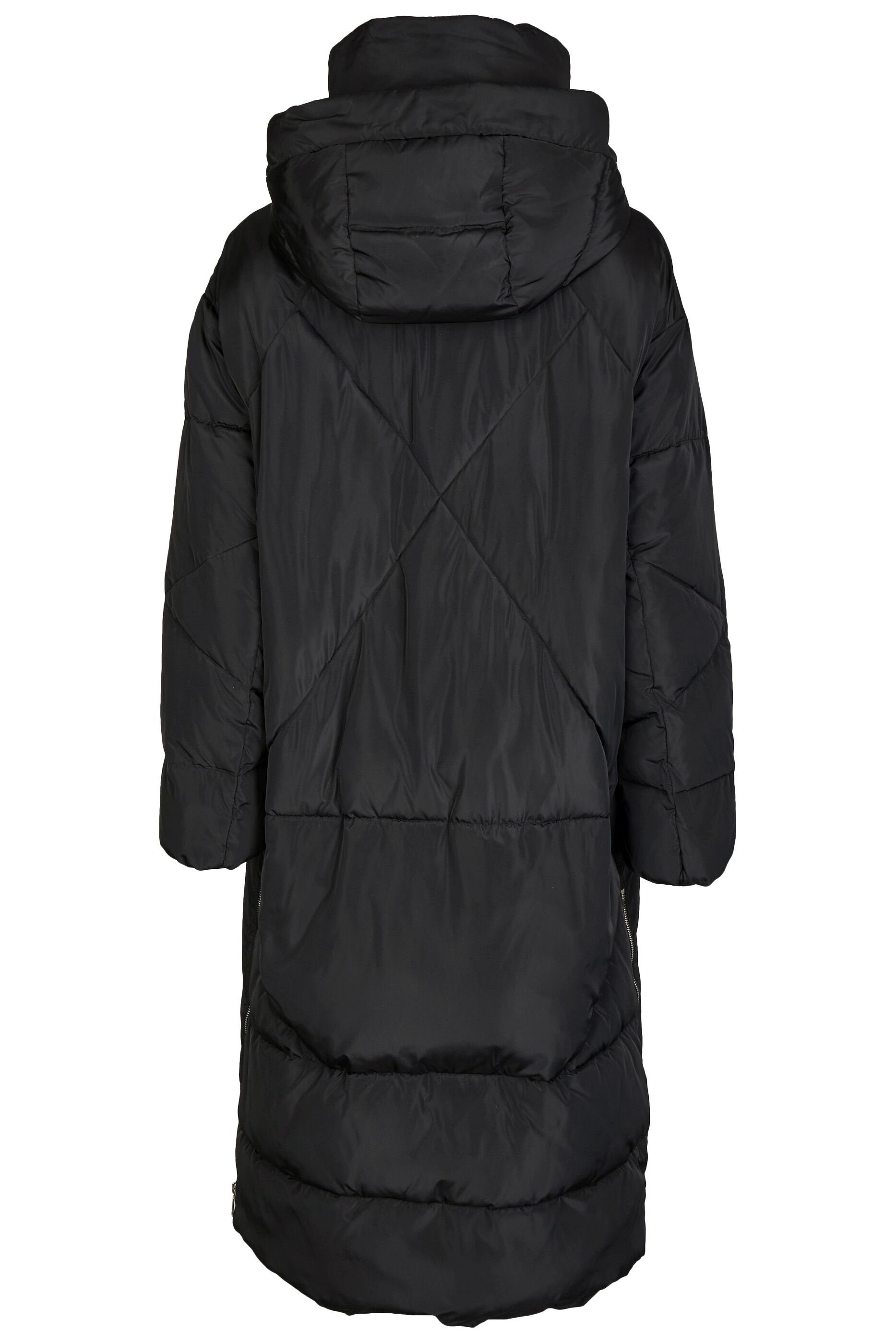 White Label Langmantel mit Kapuze