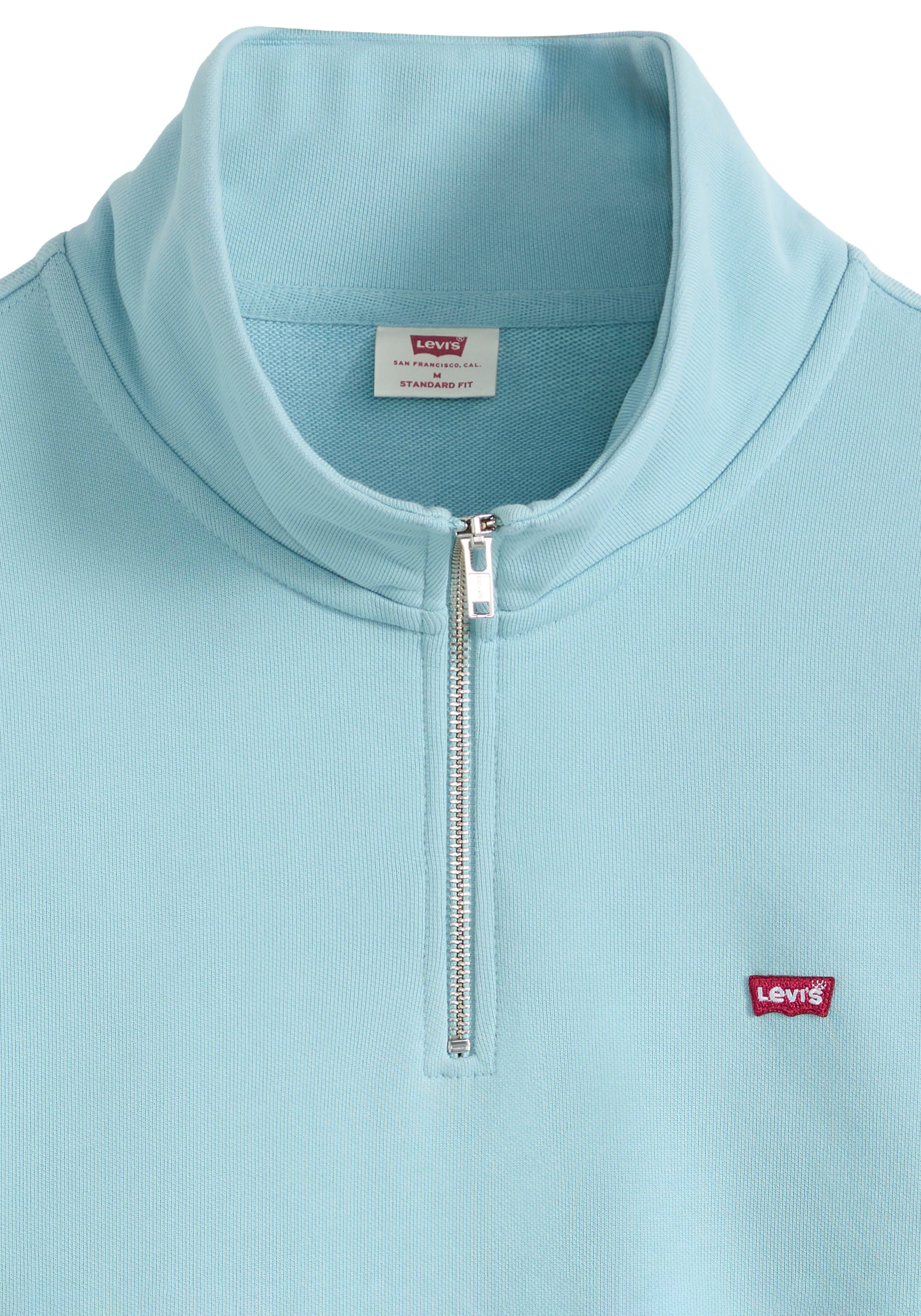 Levi's® Sweatshirt ORIGINAL HM 1/4 ZIP mit Troyer-Kragen und Logo-Stickerei günstig online kaufen