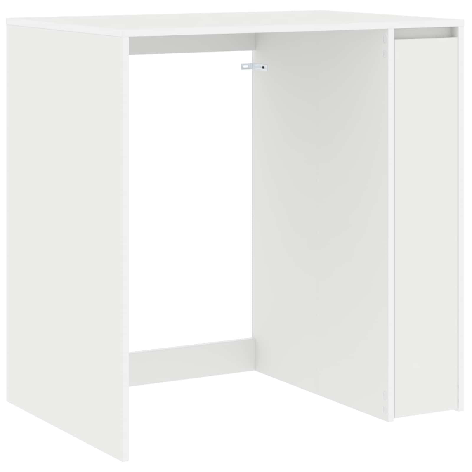 vidaXL Seitenschrank Waschmaschinen-Schrank Weiß 87 x 60 x 89 cm Holzwerkstoff (1-St)
