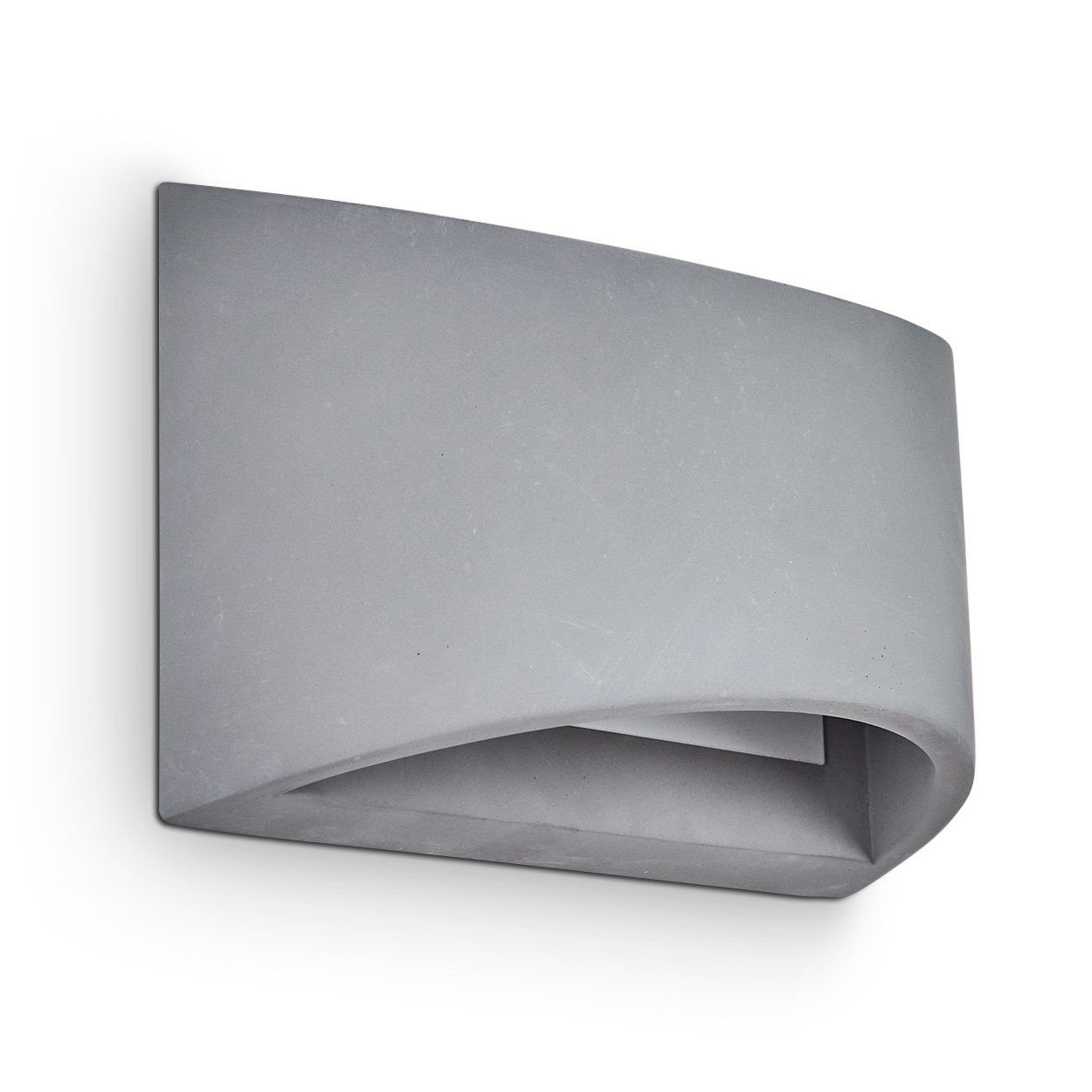 hofstein Wandleuchte »Alli« Wandlampe aus Beton in Grau, ohne Leuchtmittel, günstig online kaufen