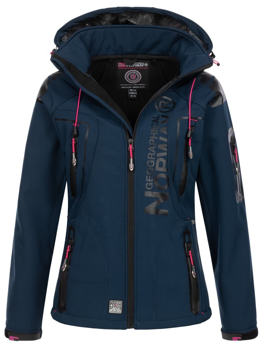 Übergang Jacke Windbreaker Norway Softshelljacke Winterjacke Navy Geographical Softshelljacke Herbst Regen