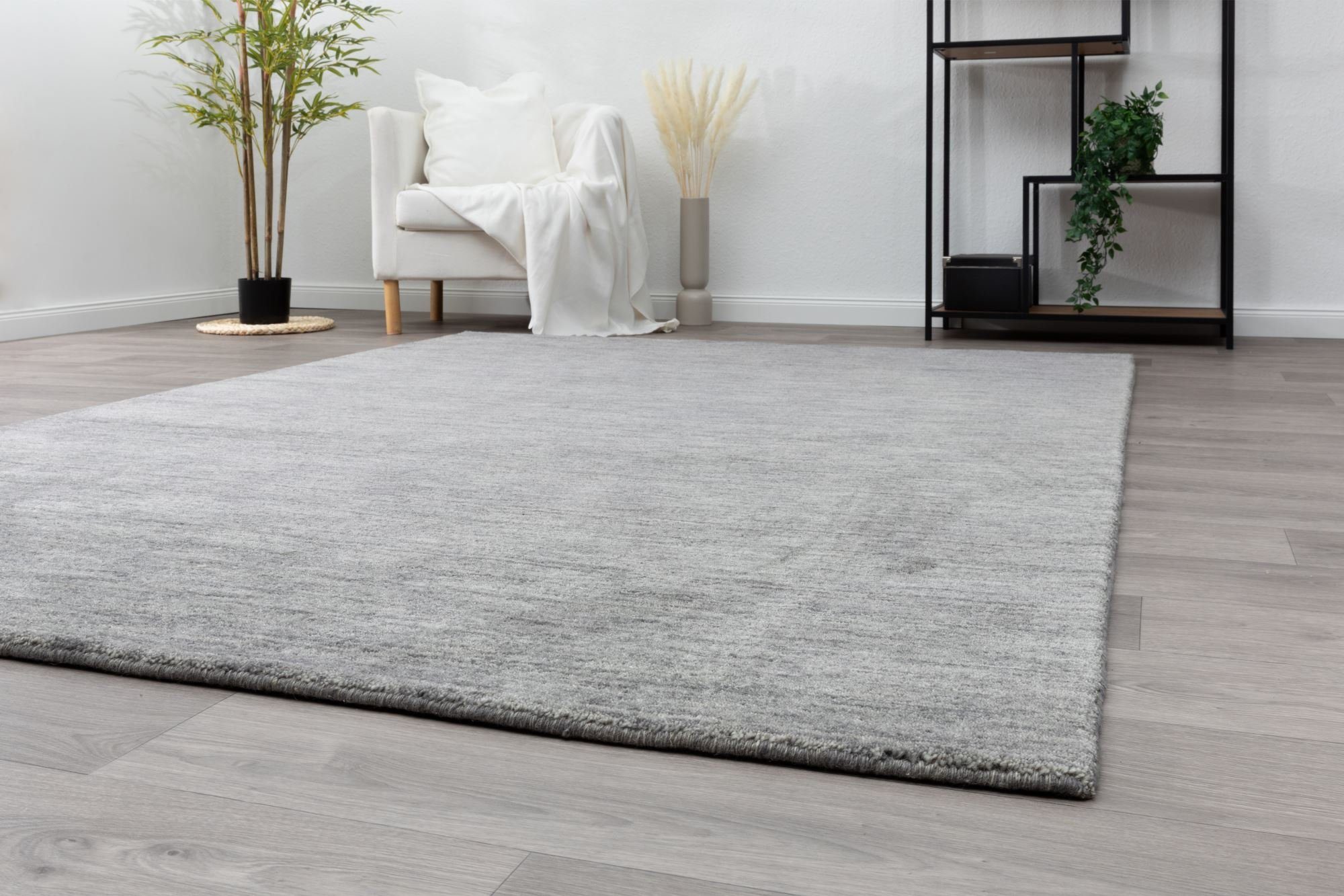 Steffensmeier Wollteppich Jaipur, Rechteckig, Gabbeh Teppich, handgeknüpft günstig online kaufen