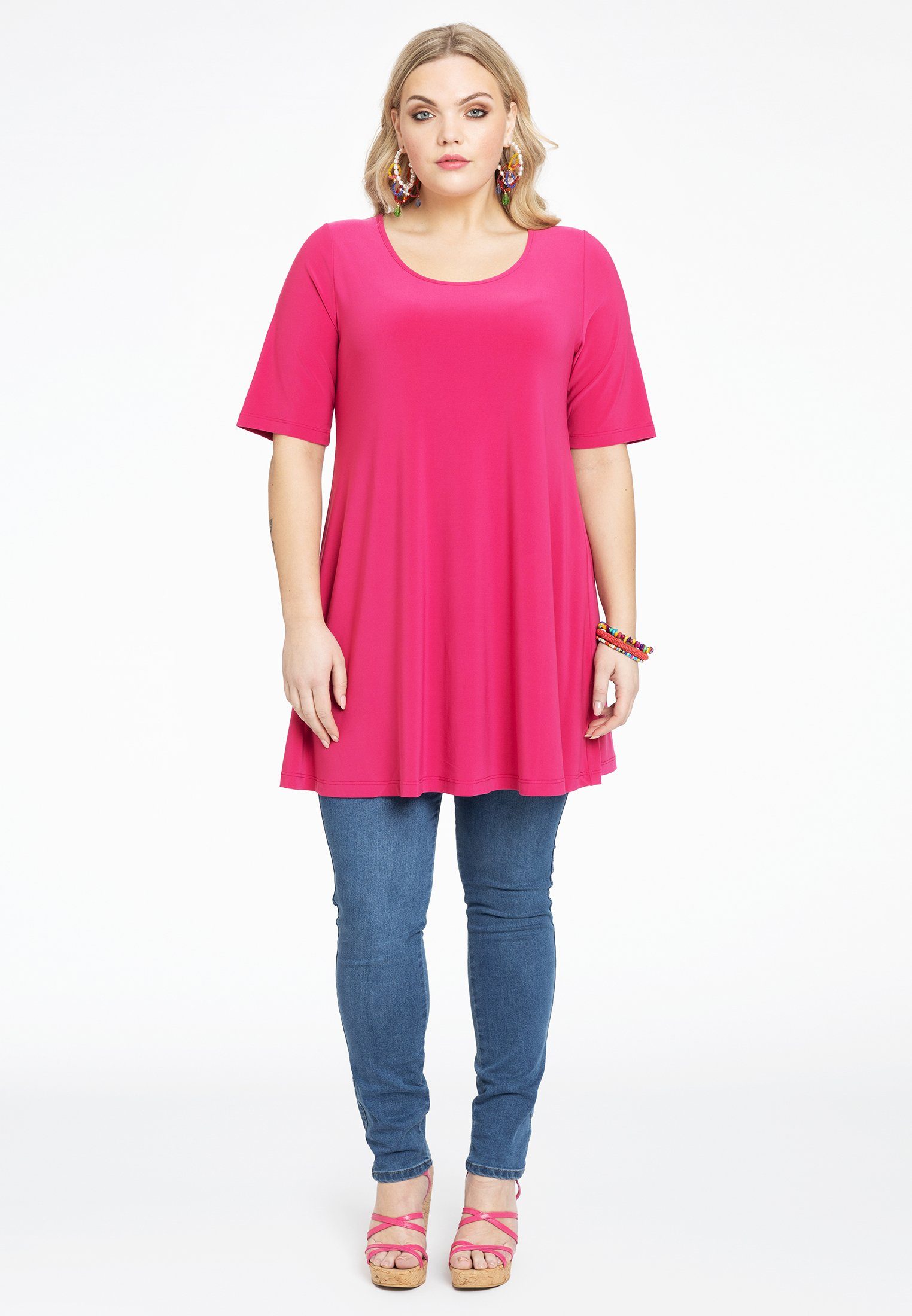 YOEK Langarmshirt Damen T-Shirt Große Größen günstig online kaufen
