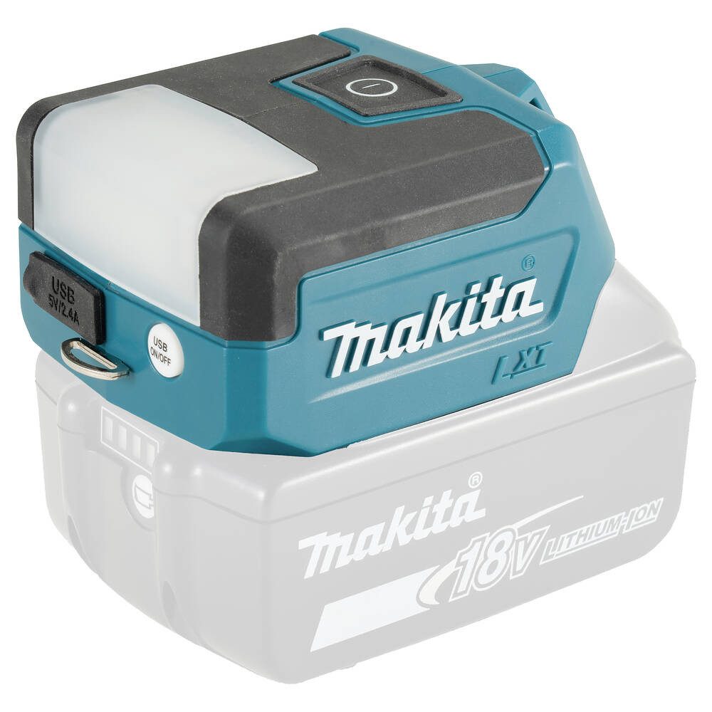 Makita LED Taschenlampe DML817 (Sologerät, Ohne Akku und Ladegerät), LED,3 Beleuchtungsmodi,aufhängbar,USB-Port
