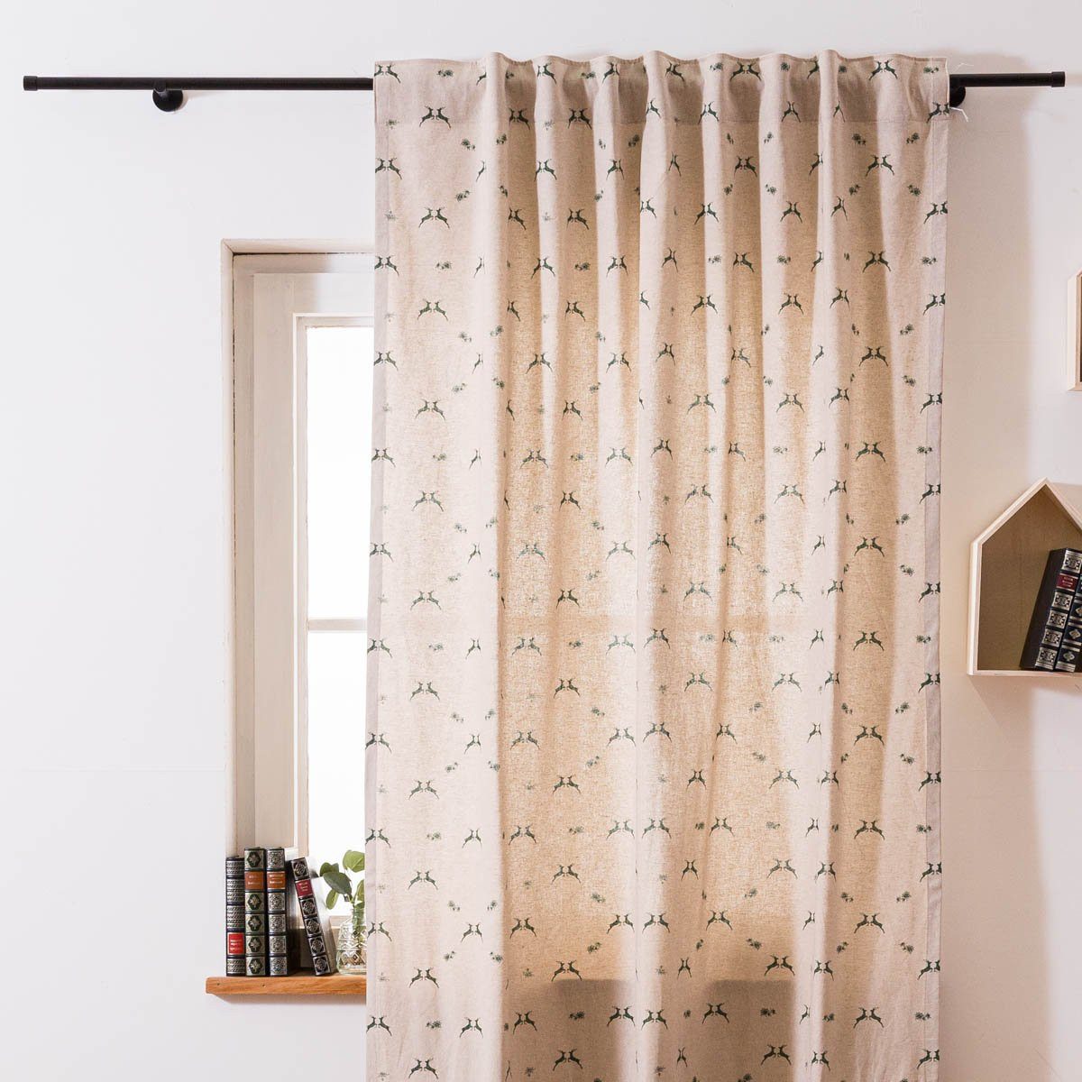 SCHÖNER LEBEN. Vorhang Vorhang Smok-Schlaufe Leinenlook günstig online kaufen