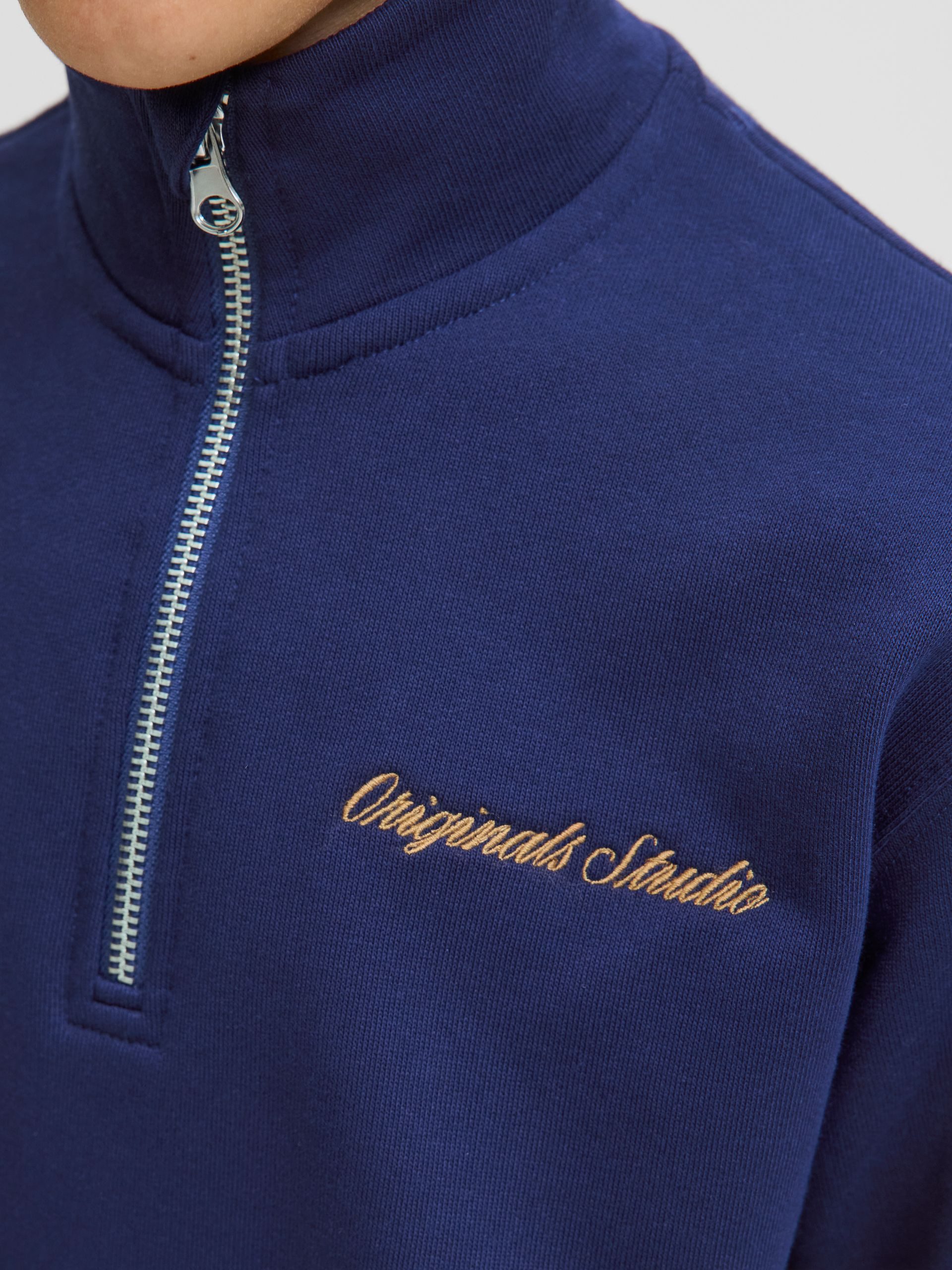 Jack & Jones Junior Sweatshirt JORNORREBRO EMB SWEAT HIGH NECK JNR