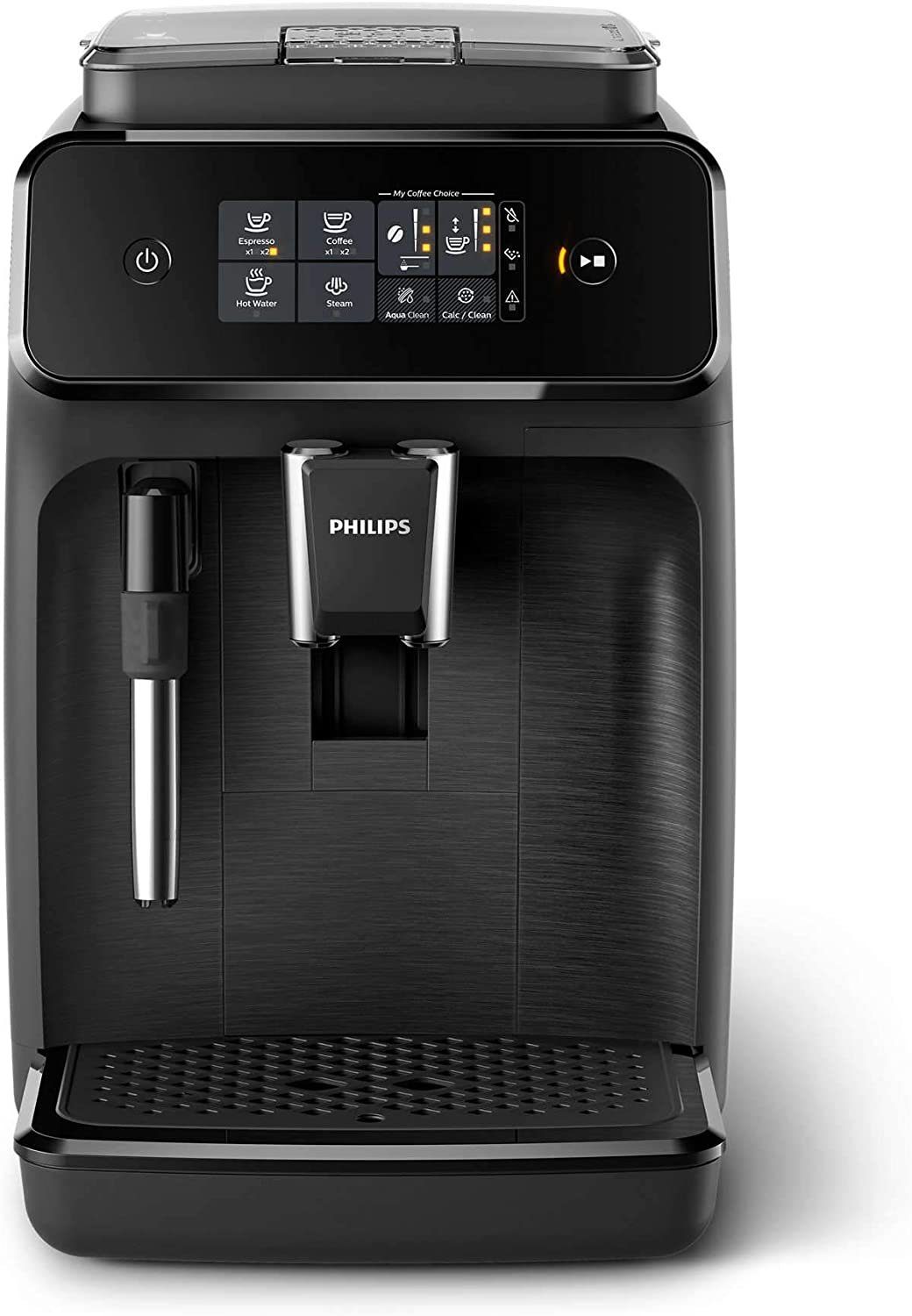 ca. Philips Kaf­fee­voll­au­to­mat 1,8 L Kaffeevollautomat EP1220/ 00 Schei­ben­mahl­werk,
