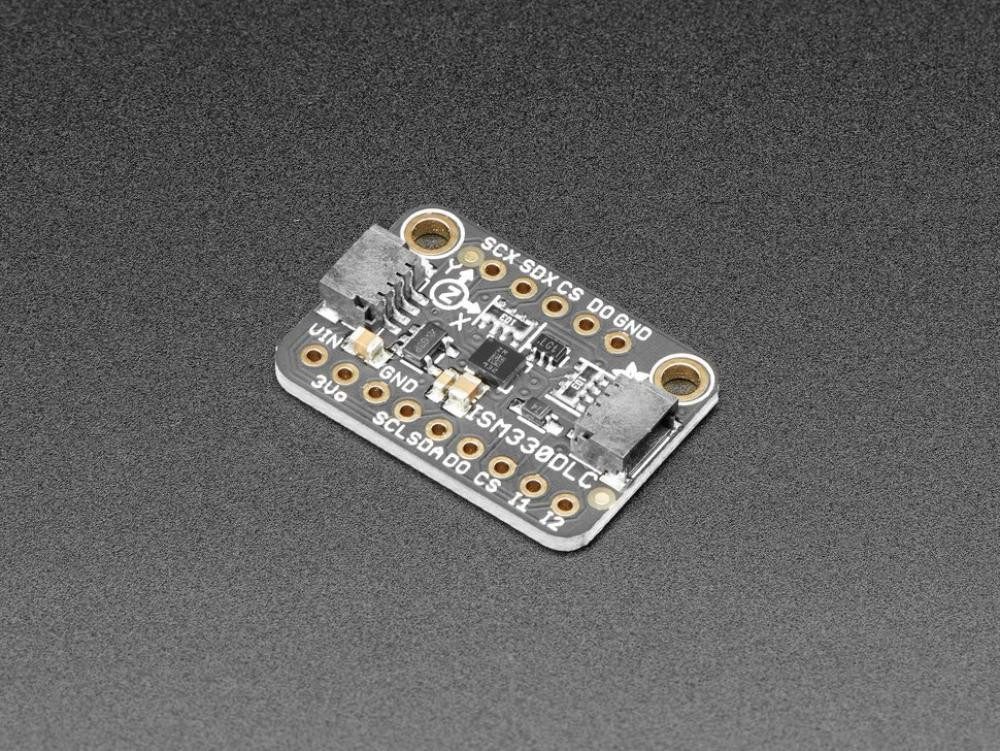 Sensor Adafruit ISM330DHCX - 6 DoF IMU - Beschleunigunsmesser und Gyroskop
