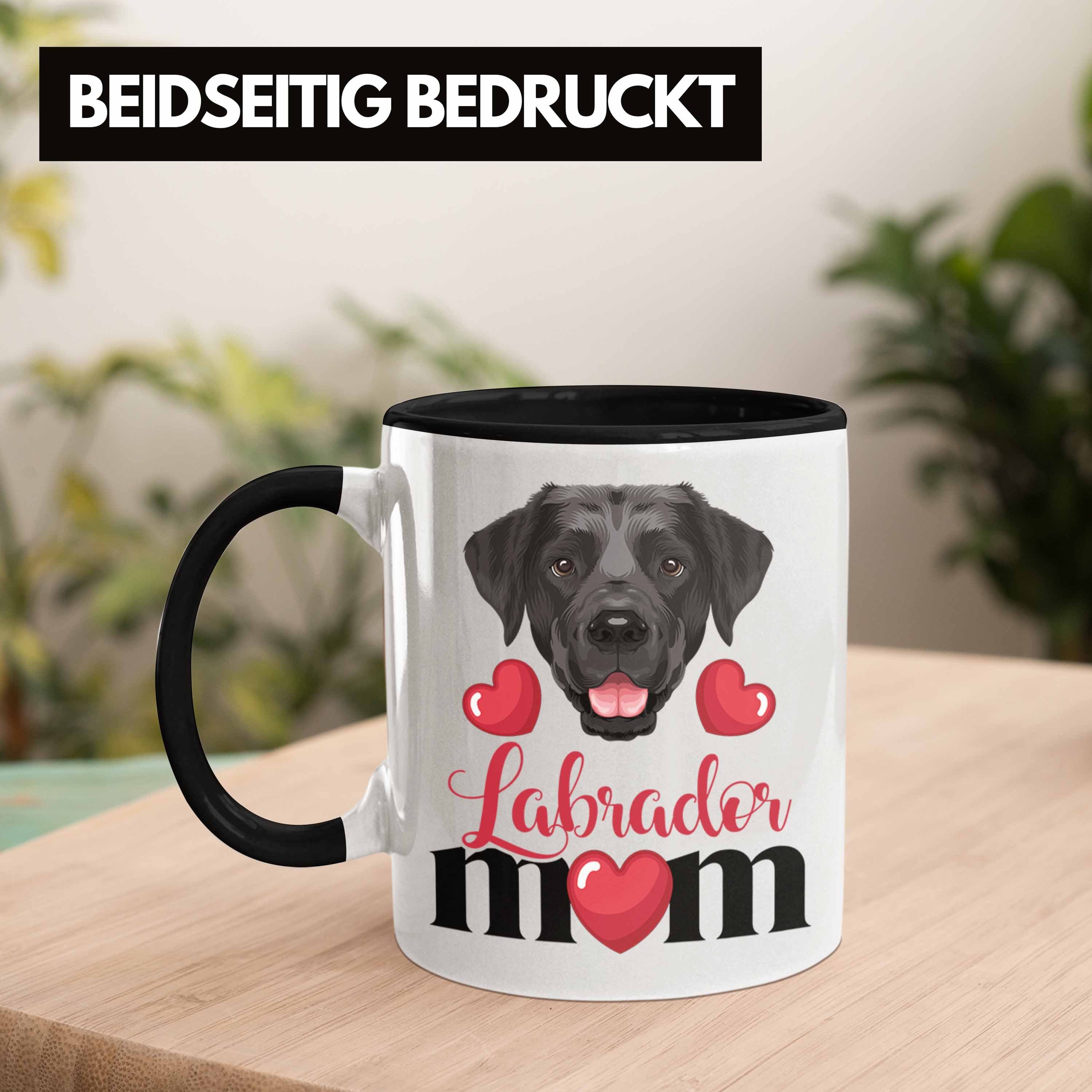 Tasse Geschenkidee Mama Lustiger Labrador Besitzer Schwarz Geschenk Spruch Trendation Mom Tasse