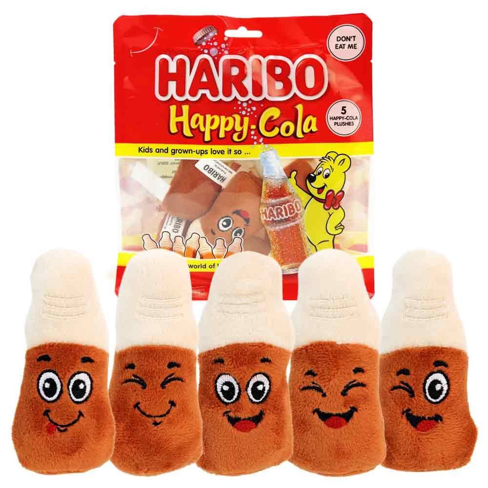 HARIBO Kuscheltier Haribo Cola Flasche aus Plüsch in Kunststoffbeutel (5-St)