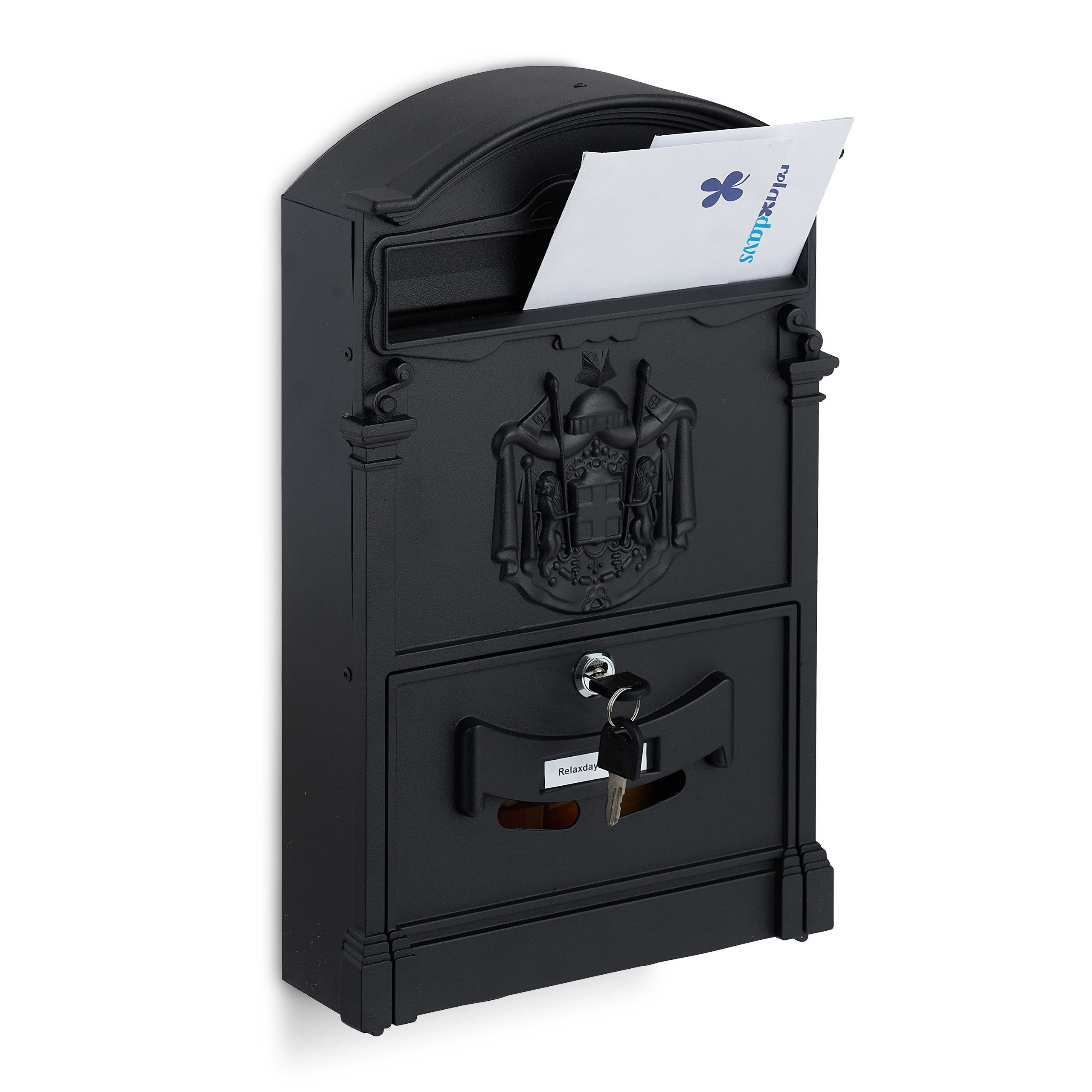 relaxdays Briefkasten Antiker Briefkasten günstig online kaufen