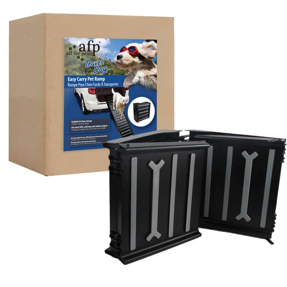 all for paws Hunderampe AFP Travel Dog-Easy Carry 4 Fold Pet Ramp