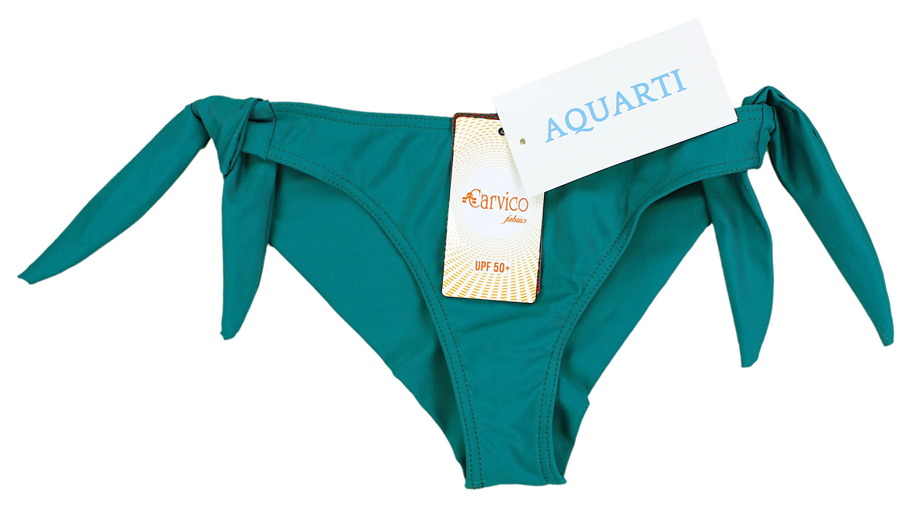 Aquarti Bikini-Hose Aquarti Damen Tanga Bikinihose Seitlich Gebunden Brazilian