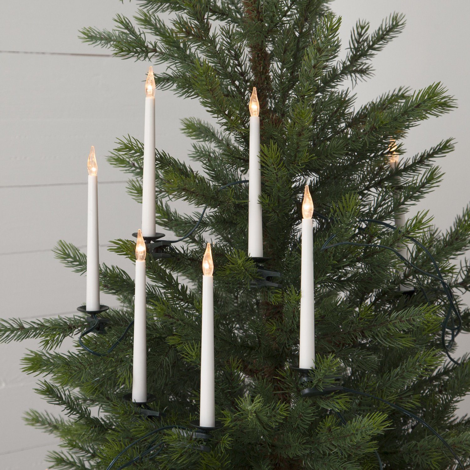 STAR TRADING LED-Christbaumkerzen »LED Kerzenlichterkette  Weihnachtsbaumkette 16 Baumkerzen L: 10,5m für Innen«, 16-flammig