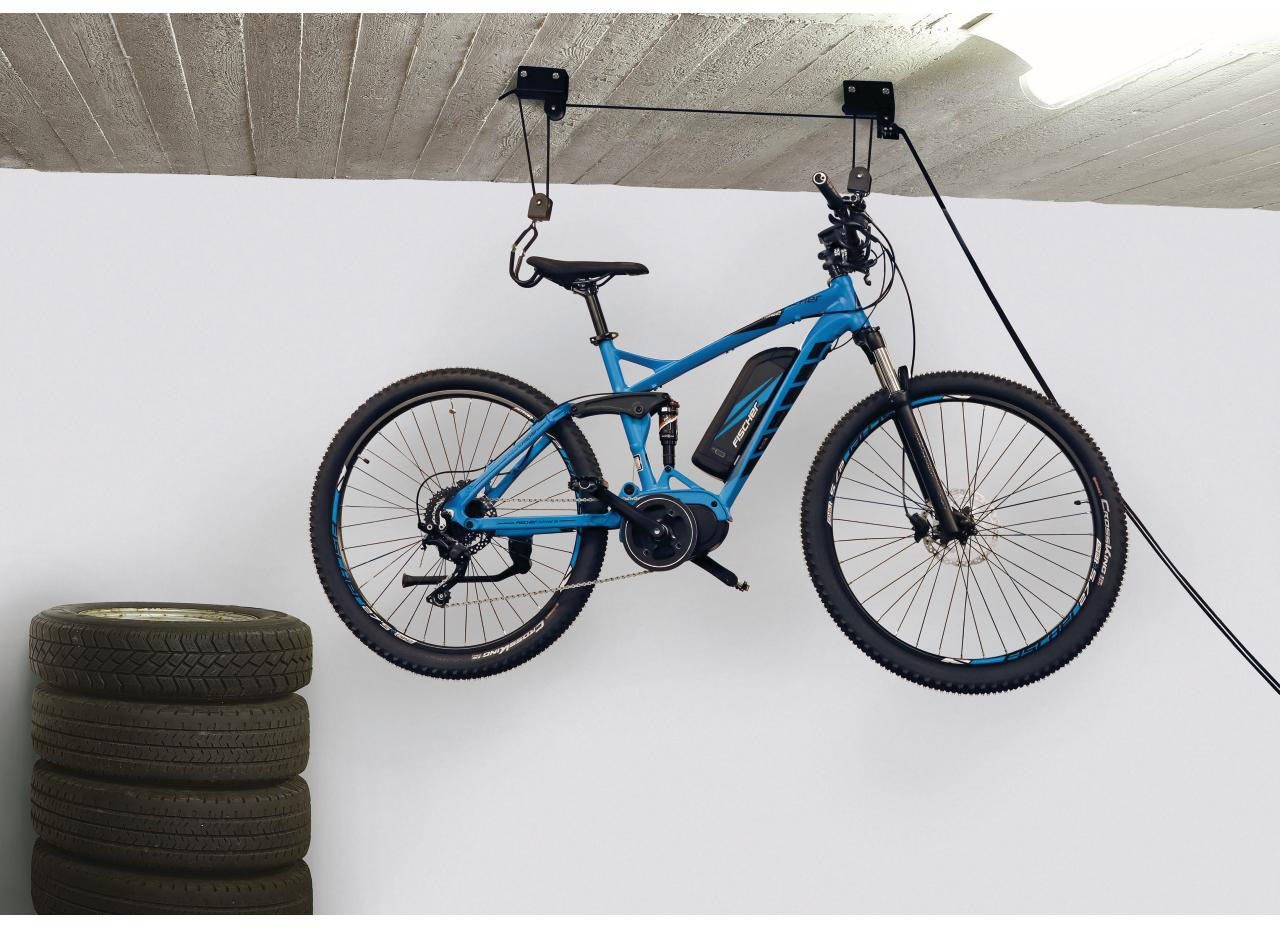 ProfiPlus, Dachbox, FISCHER Inkl. etc Fahrradlift zum Tragkraft Fahrradlift Kayak, von Fahrrad 57kg Bändern Hochziehen