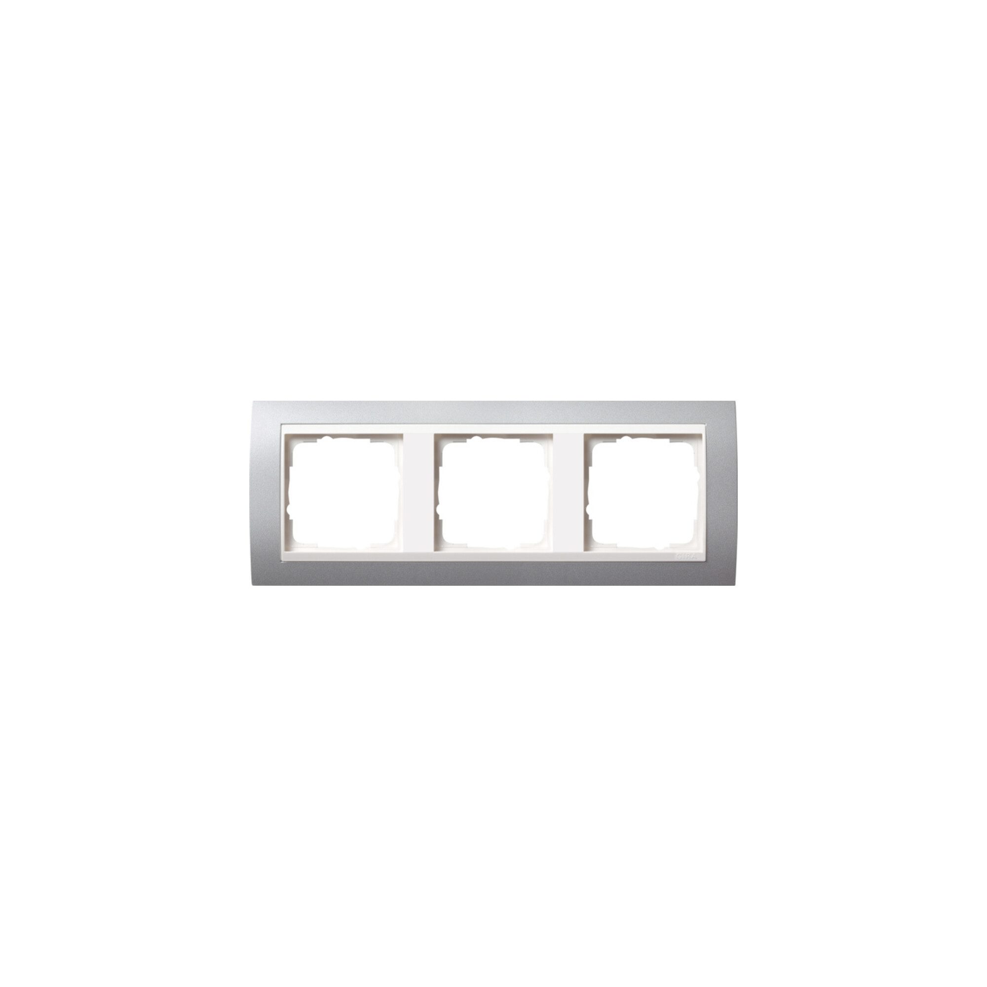 GIRA Gira Abdeckrahmen 3f.alu für rws Event 0213326 Steckdosenleiste