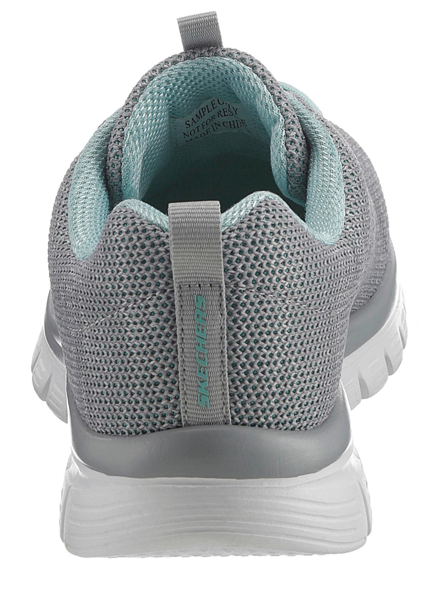 Twisted grau-mint mit - Sneaker Graceful Memory Fortune Foam Skechers