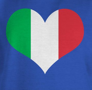 Shirtracer T-Shirt Italien Herz Kinder Länder Wappen