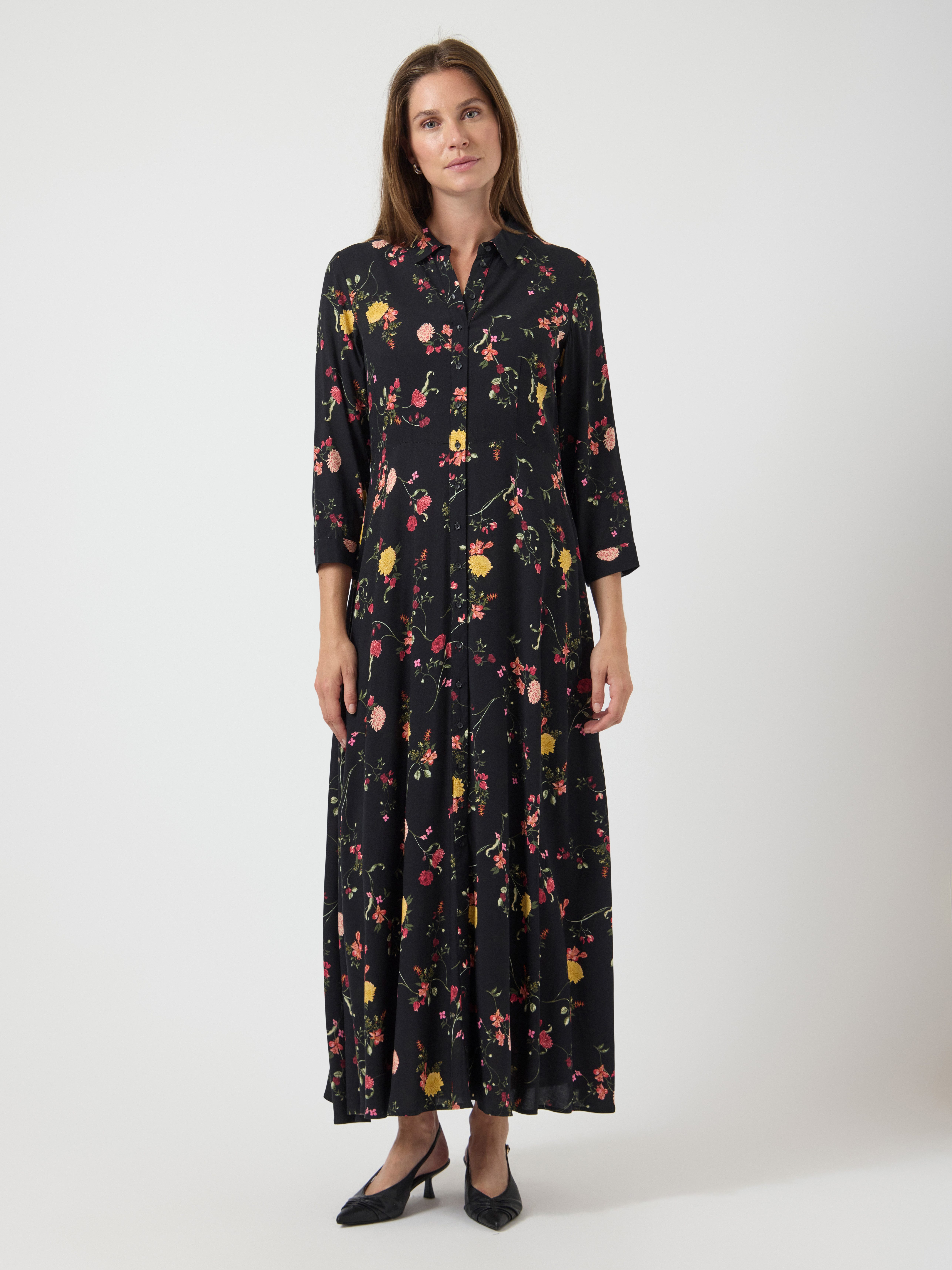 Y.A.S Hemdblusenkleid YASSAVANNA LONG SHIRT DRESS Sommerkleid, mit 3/4 Ärme günstig online kaufen