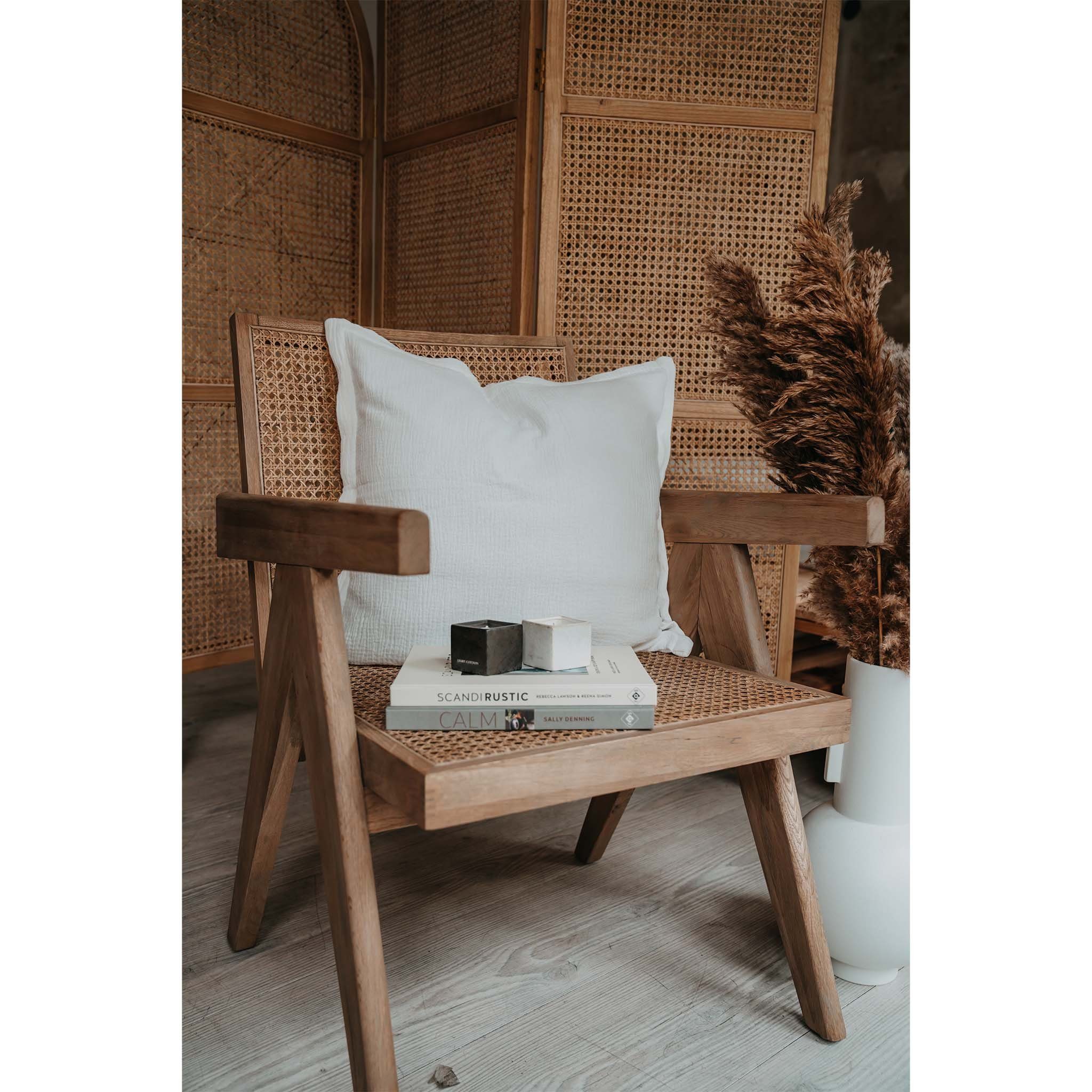 hutch&putch Kissenhülle Musselin Sofakissen Bezug 50x50 cm - Kissenbezug - günstig online kaufen