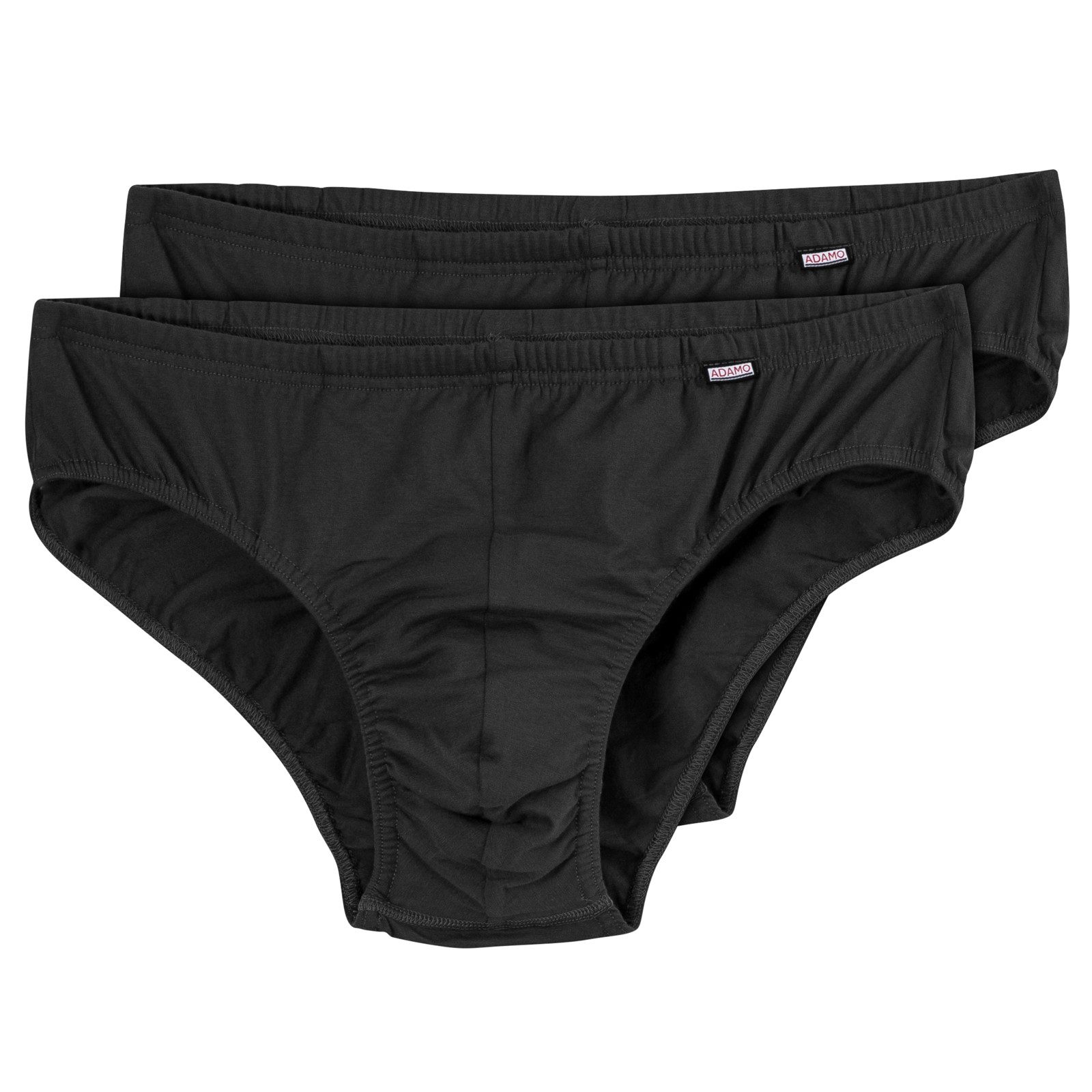 ADAMO Slip Adamo 2er-Pack Rio-Slips schwarz Übergröße (Spar-Pack, 3-St., 3er-Pack)