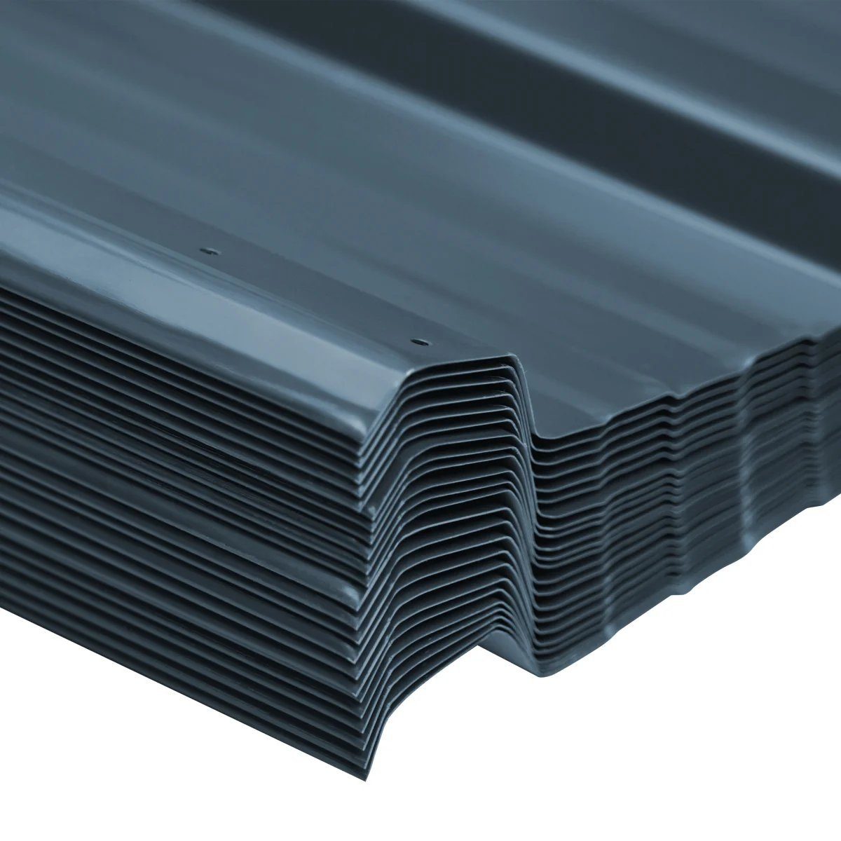 metra-direkt Trapezblech 24er Set Anthrazit - Profilblech, Dachblech, Wandblech 129x45cm, (Set)